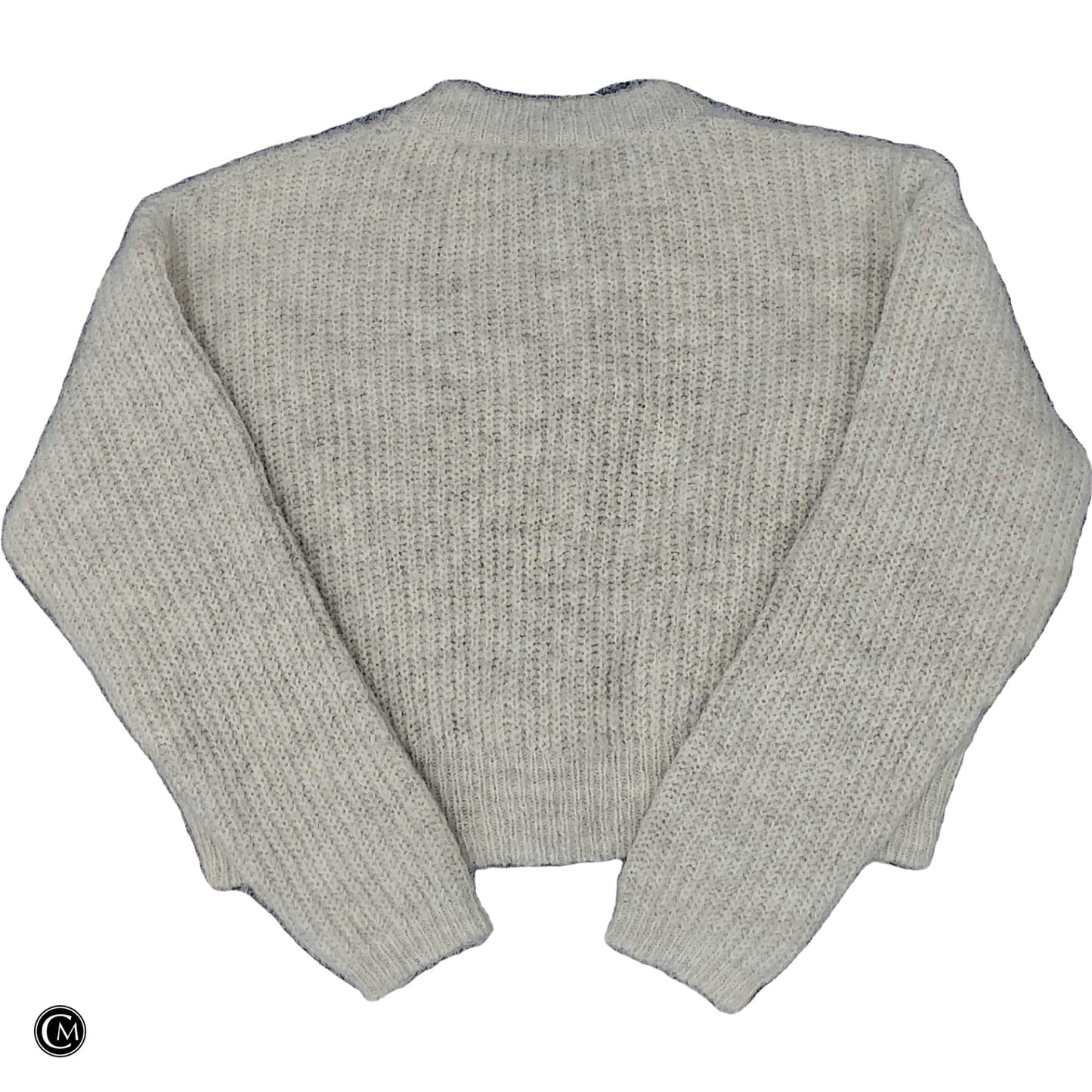 Sweater Cardigan By Open Edit In Cream, Size: L image 2