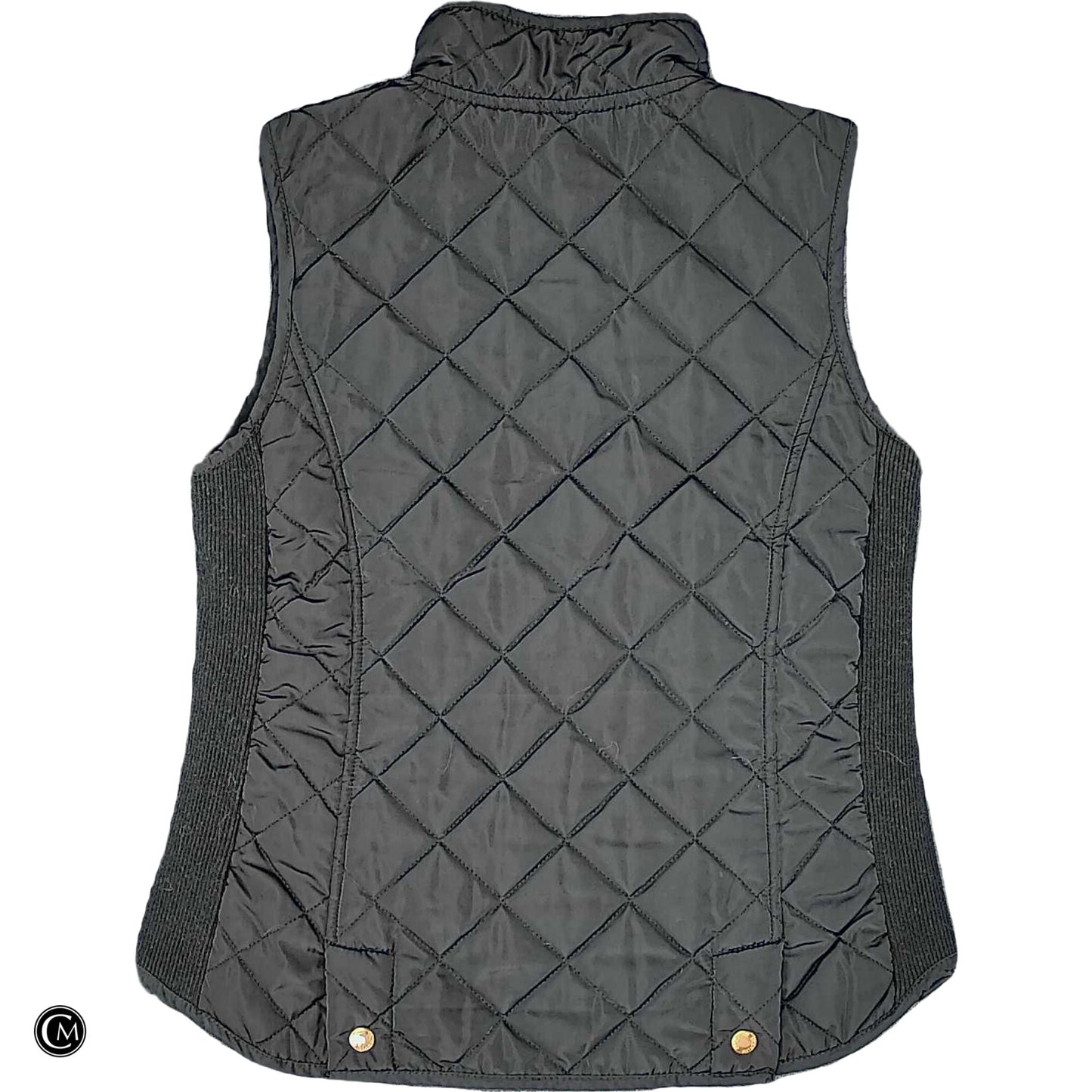 Vest Puffer & Quilted By Adrienne Vittadini In Black, Size: S image 2