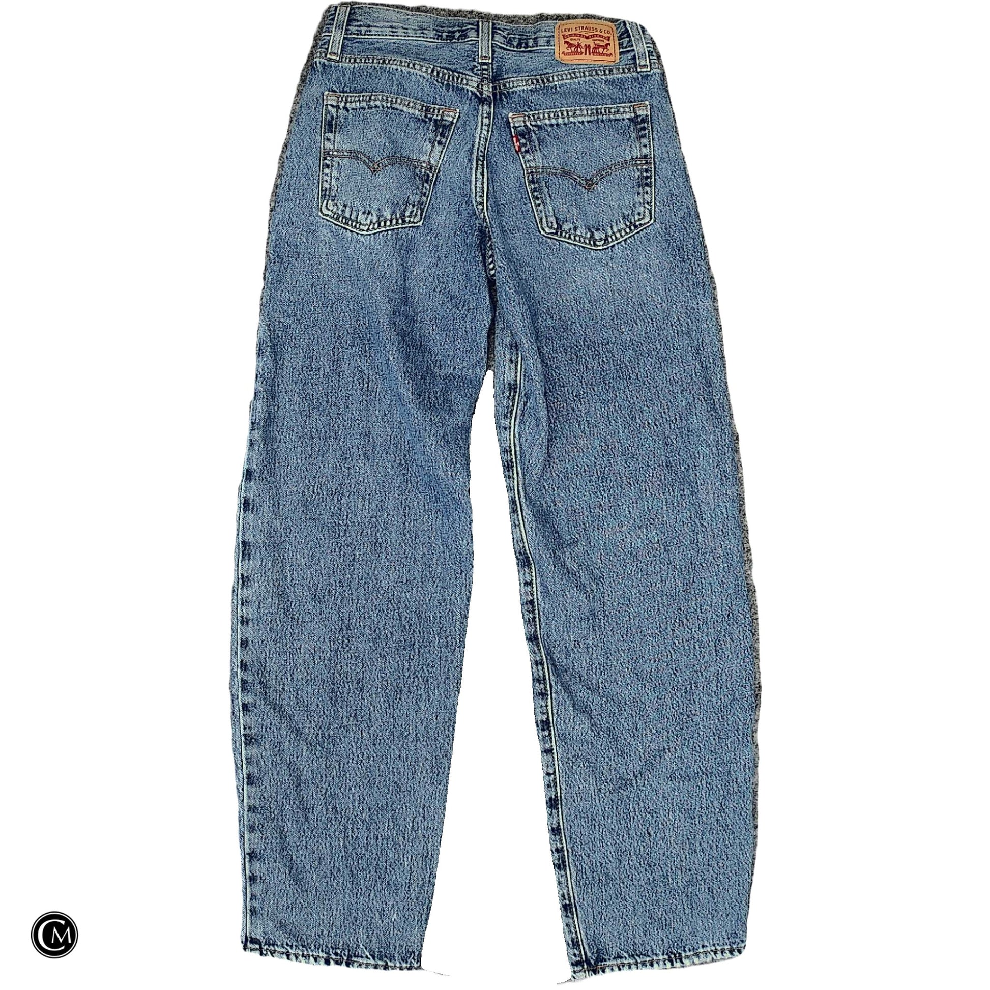 Jeans Straight By Levis In Blue Denim, Size: 2 image 2