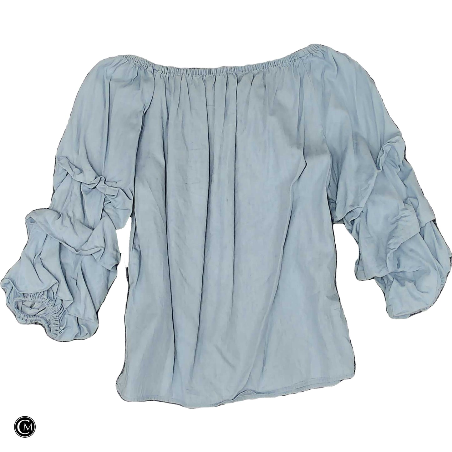 Top Ls By Jane And Delancey In Blue Denim, Size: Xs image 2