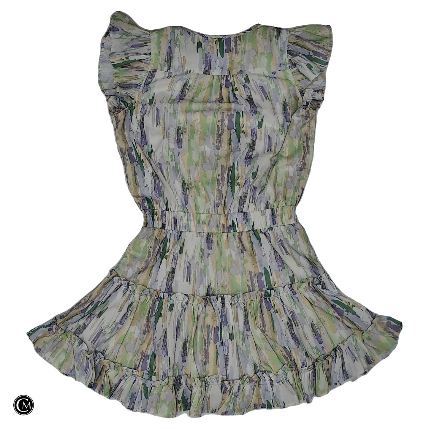 Dress Casual Short By Pinch In Green & Purple, Size: S image 2