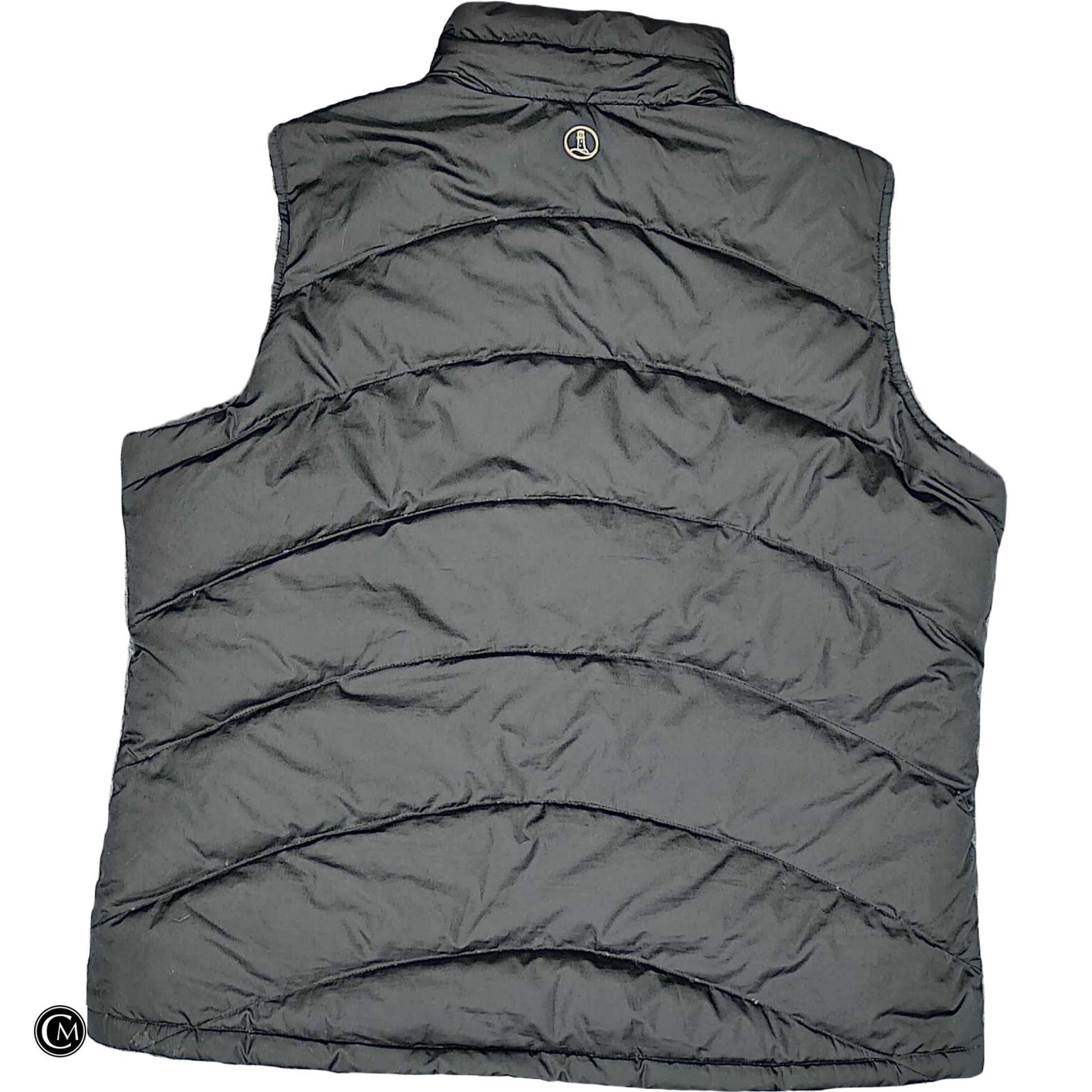 Vest Puffer & Quilted By Lands End In Black, Size: L image 2