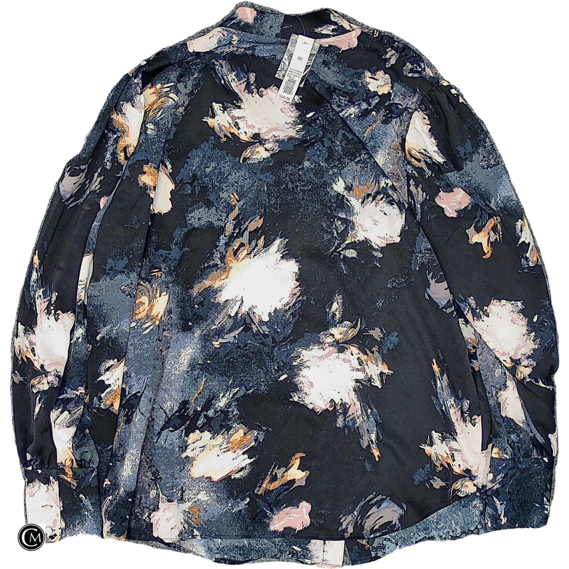 Blouse Ls By Limited In Navy, Size: L image 2