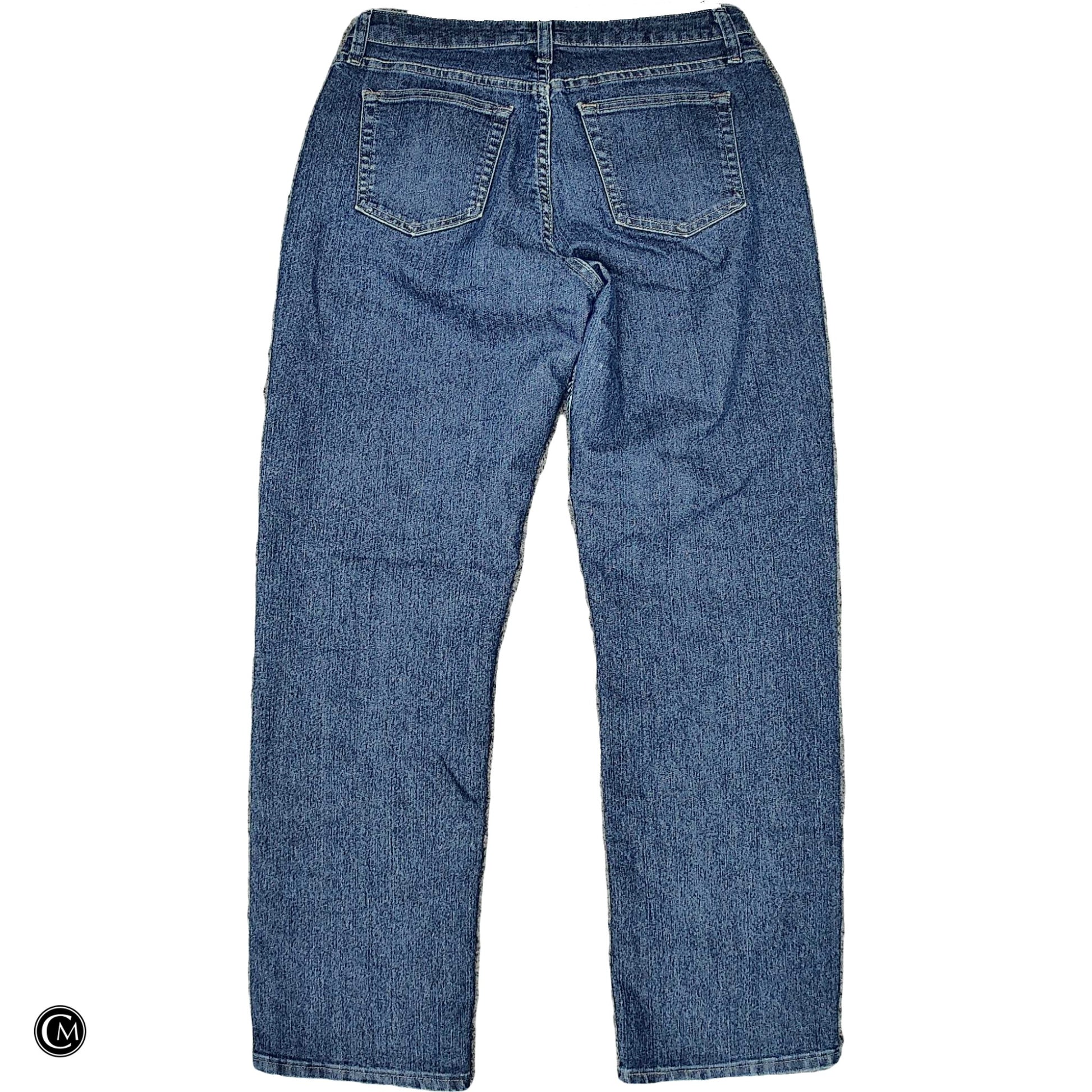 Jeans Straight By Lee In Blue Denim, Size: 10 image 2