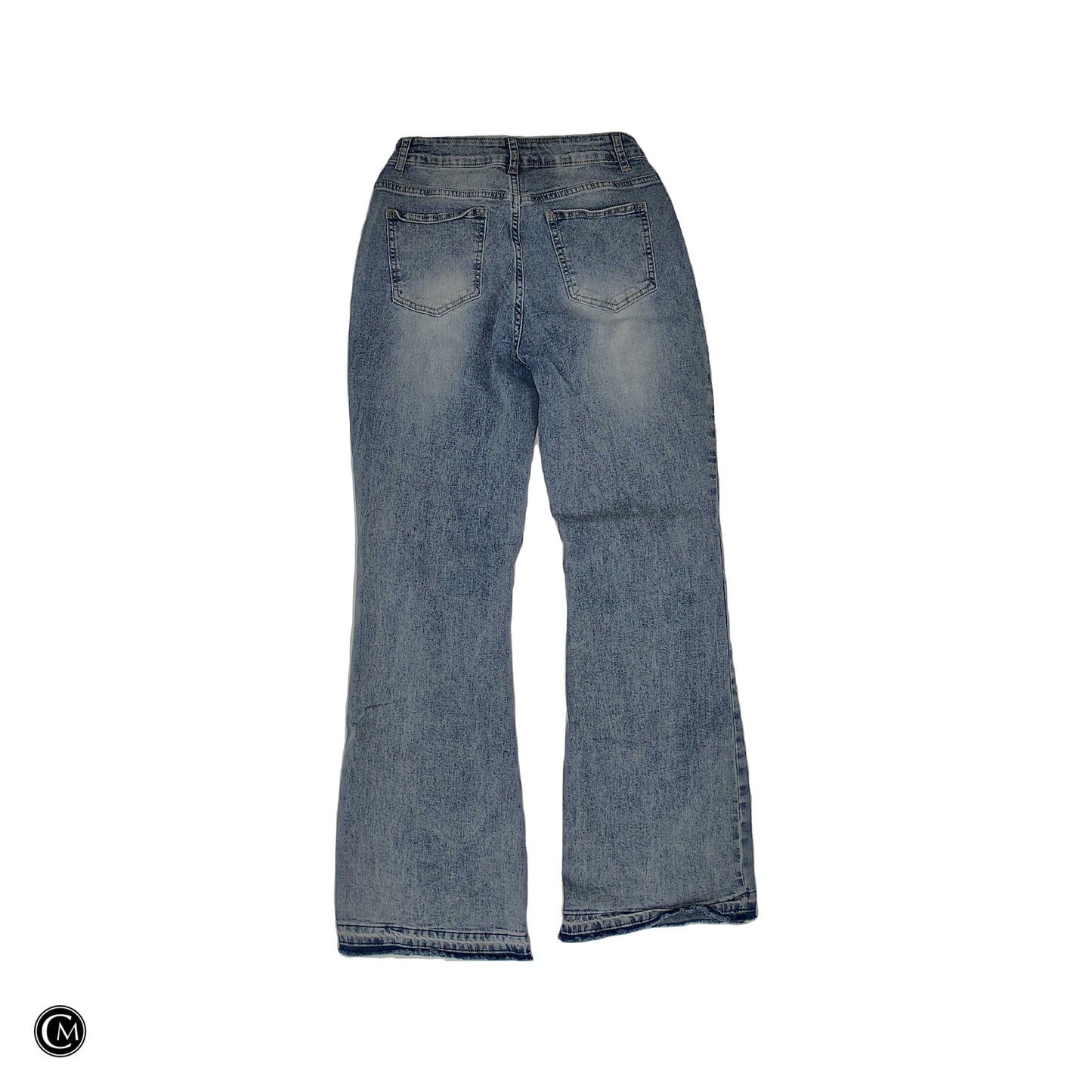 Jeans Flared By Cider In Blue Denim, Size: S image 2