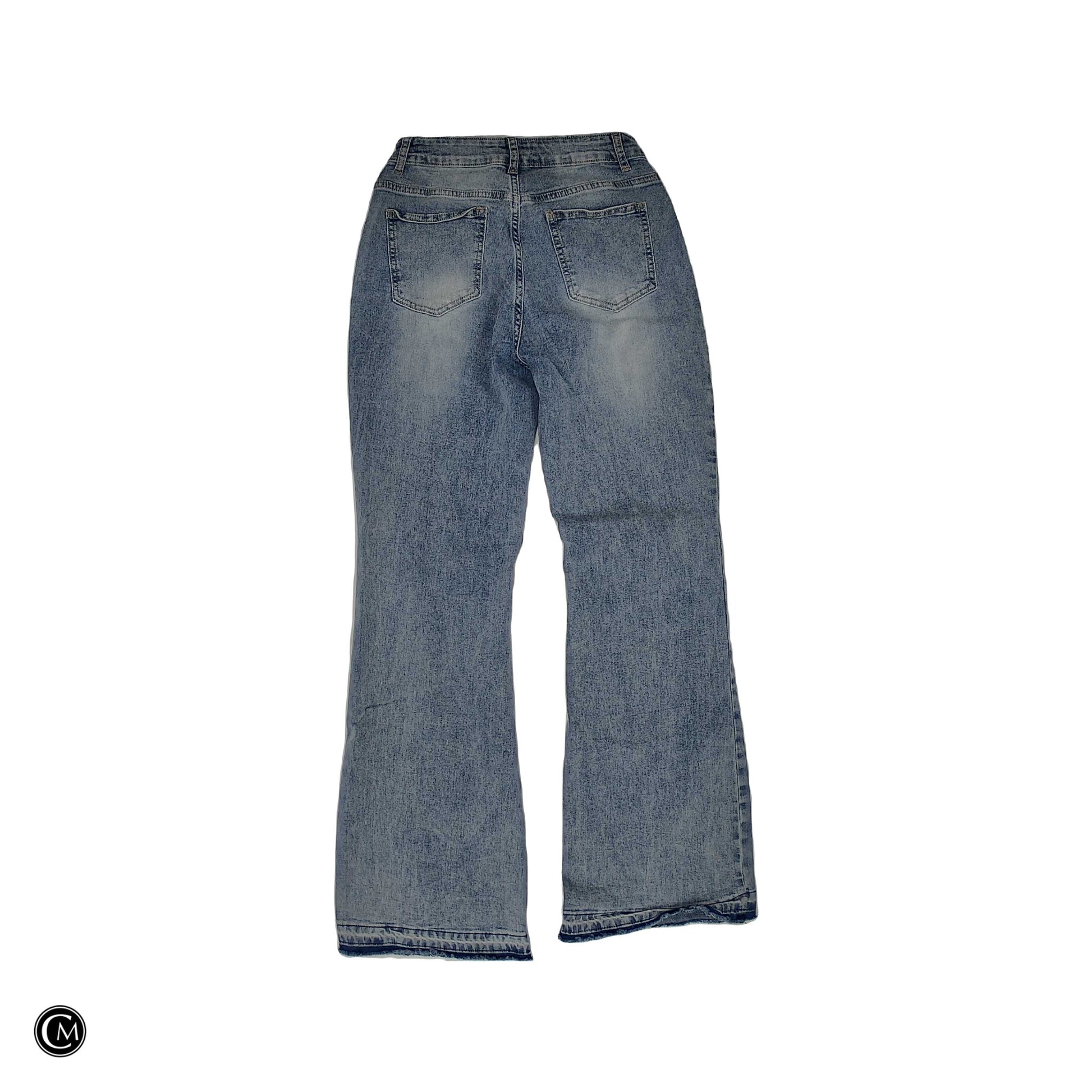 Jeans Flared By Cider In Blue Denim, Size: S image 2