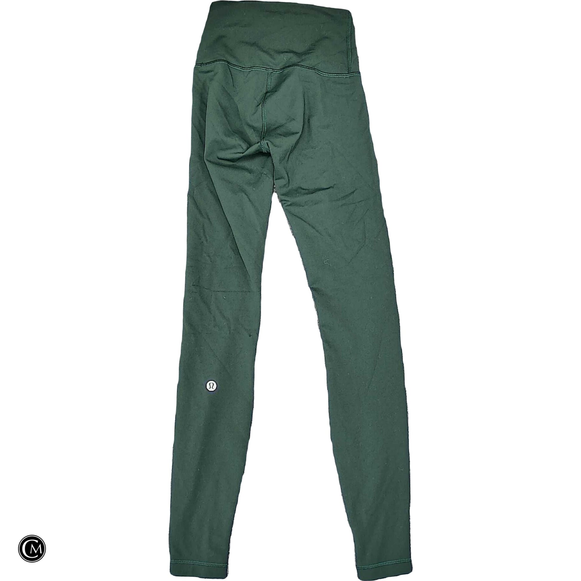 Athletic Leggings By Lululemon In Green, Size: Xs image 2