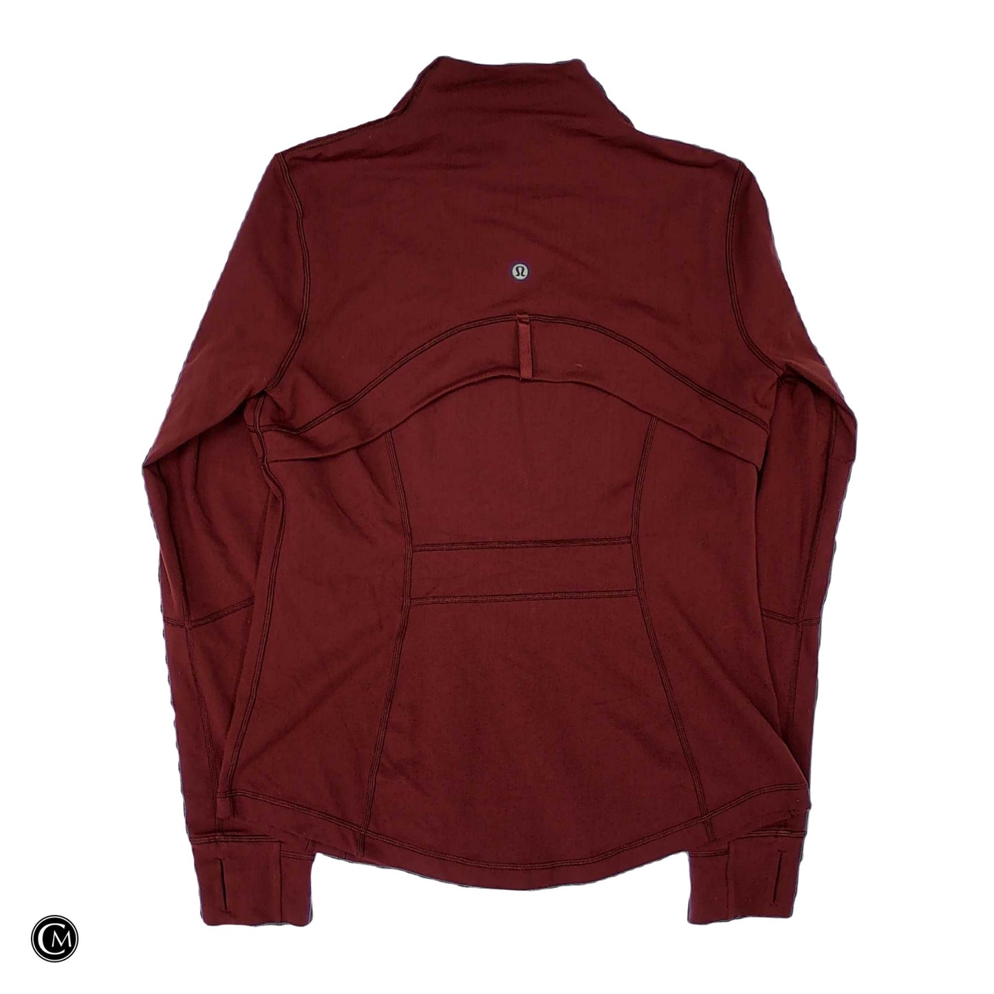 Athletic Jacket By Lululemon In Red, Size: L image 2