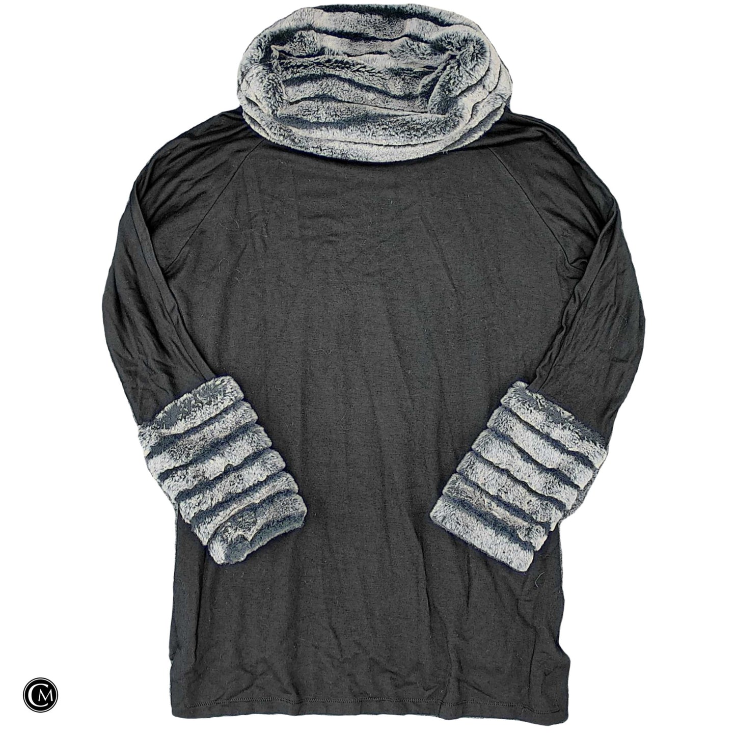 Tunic Ls By Soft Surroundings In Black & Grey, Size: Xs image 2