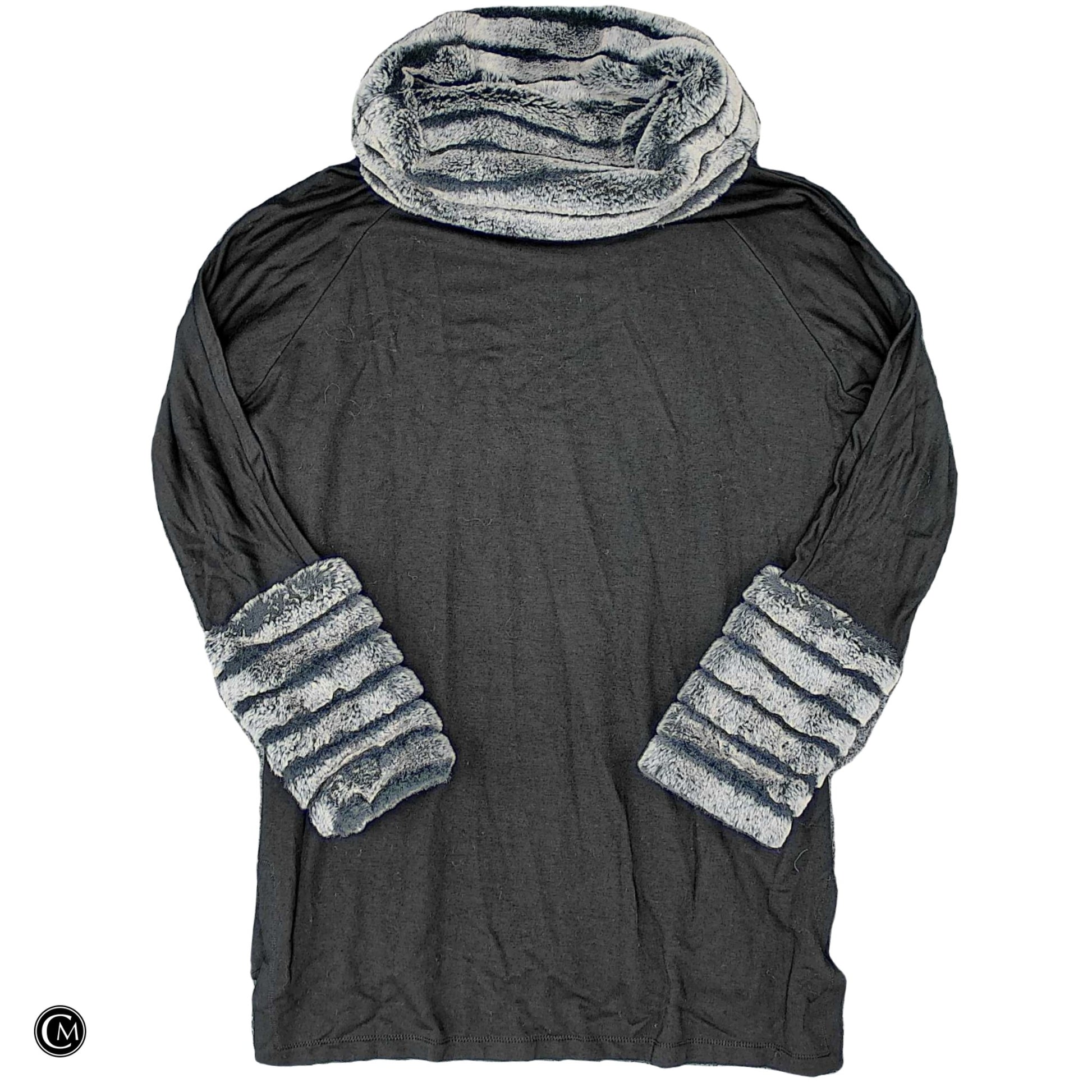 Tunic Ls By Soft Surroundings In Black & Grey, Size: Xs image 2