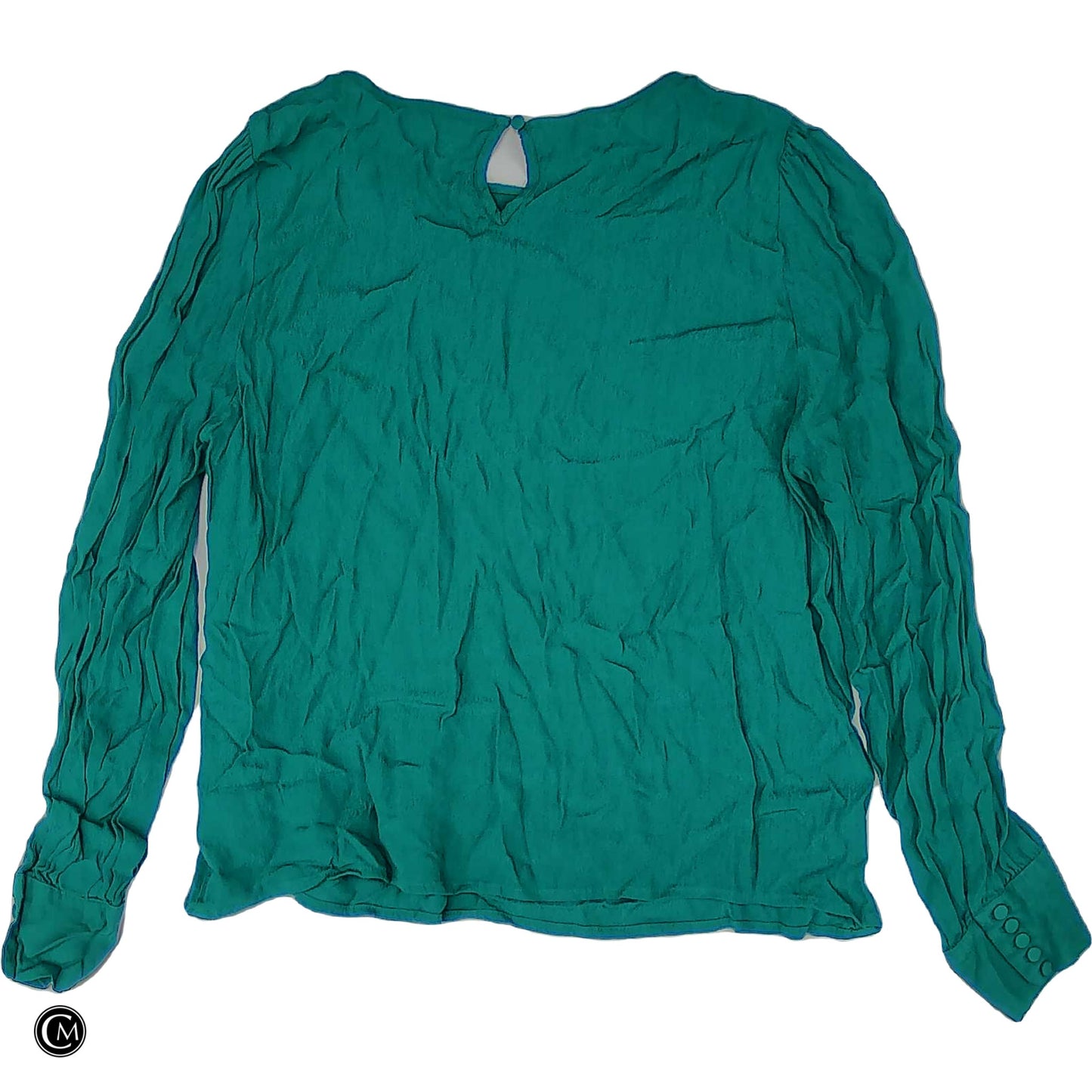 Blouse Ls By J. Crew In Green, Size: L image 2