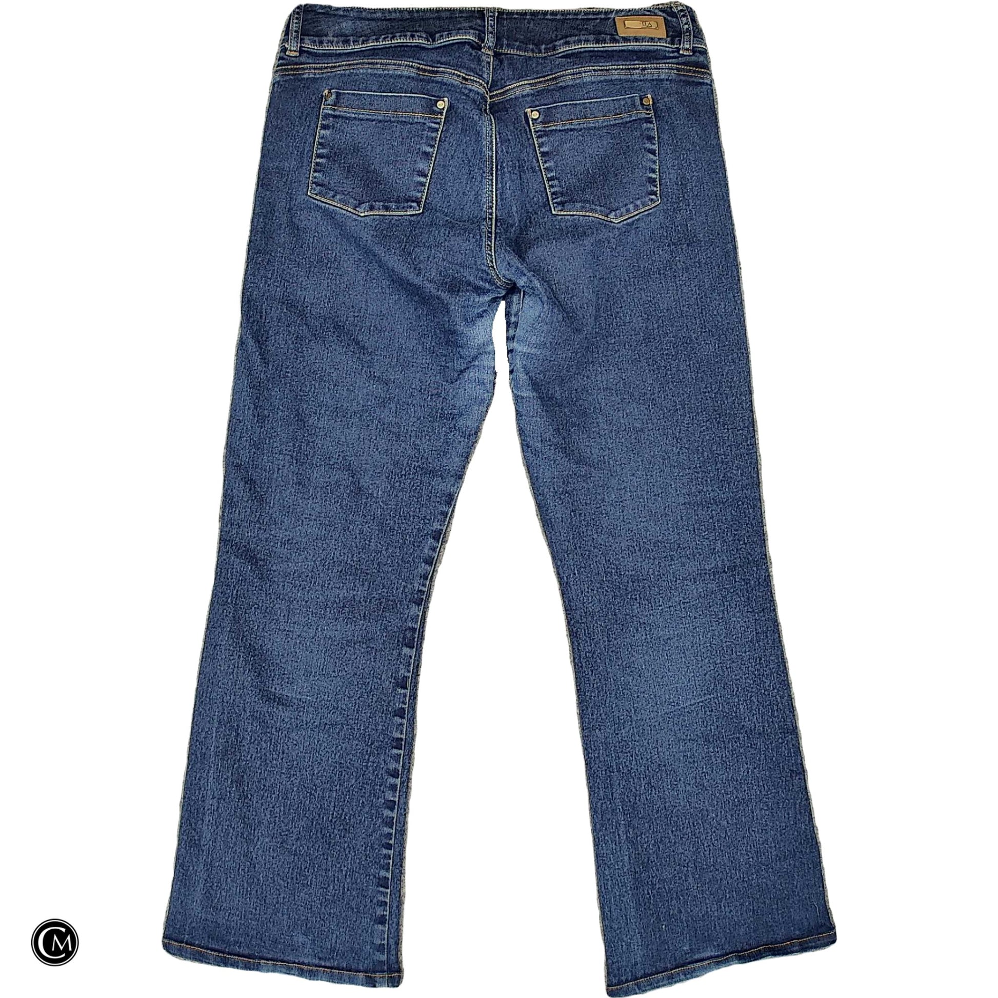 Jeans Boot Cut By Clothes Mentor In Blue Denim, Size: 14 image 2