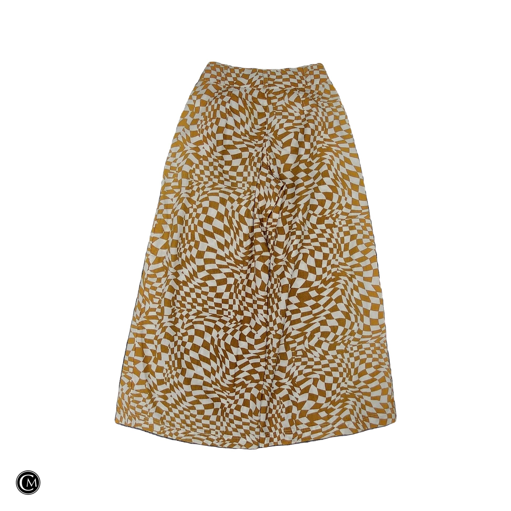 Pants Wide Leg By Free People In White & Yellow, Size: 0 image 2