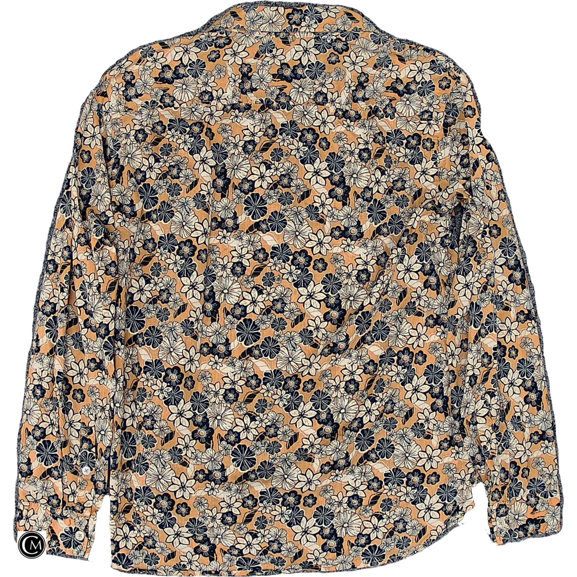 Top Ls By Mng In Blue & Yellow, Size: Xxs image 2