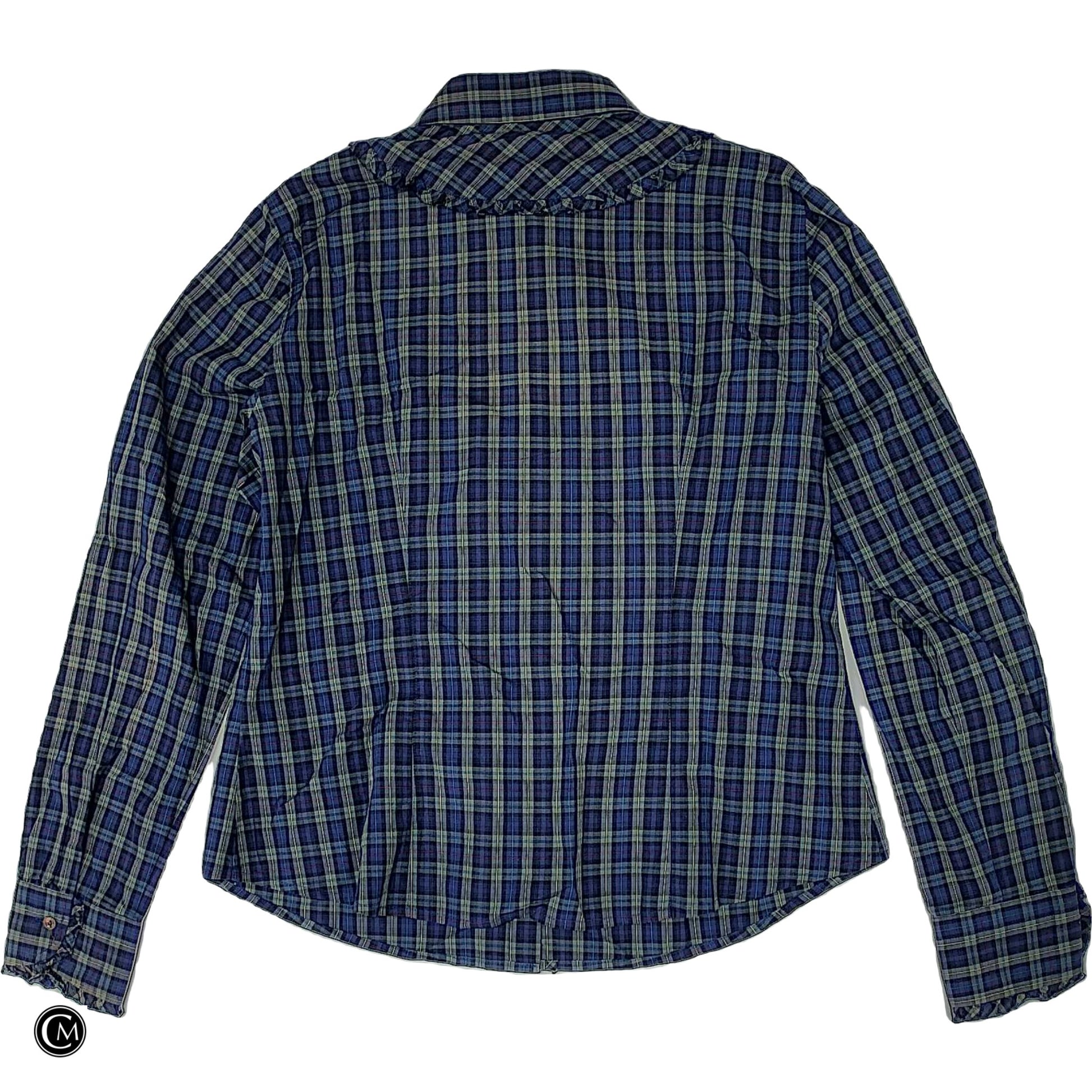 Top Ls By J. Crew In Blue & Green, Size: M image 2