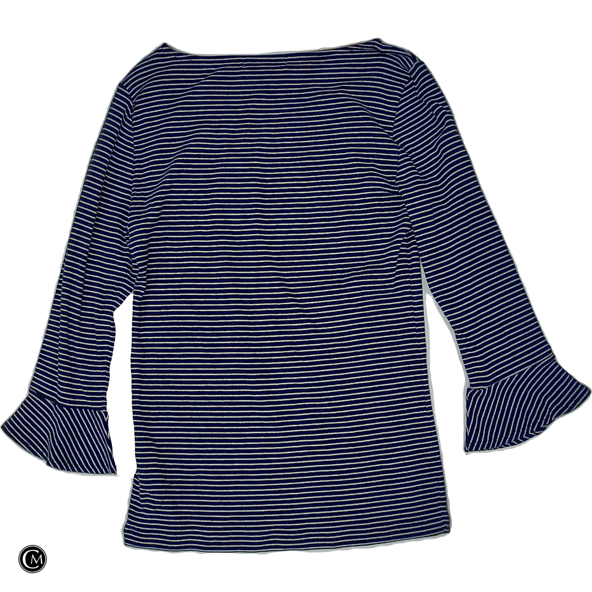 Top Ls By Lauren By Ralph Lauren In Blue & Orange, Size: M image 2