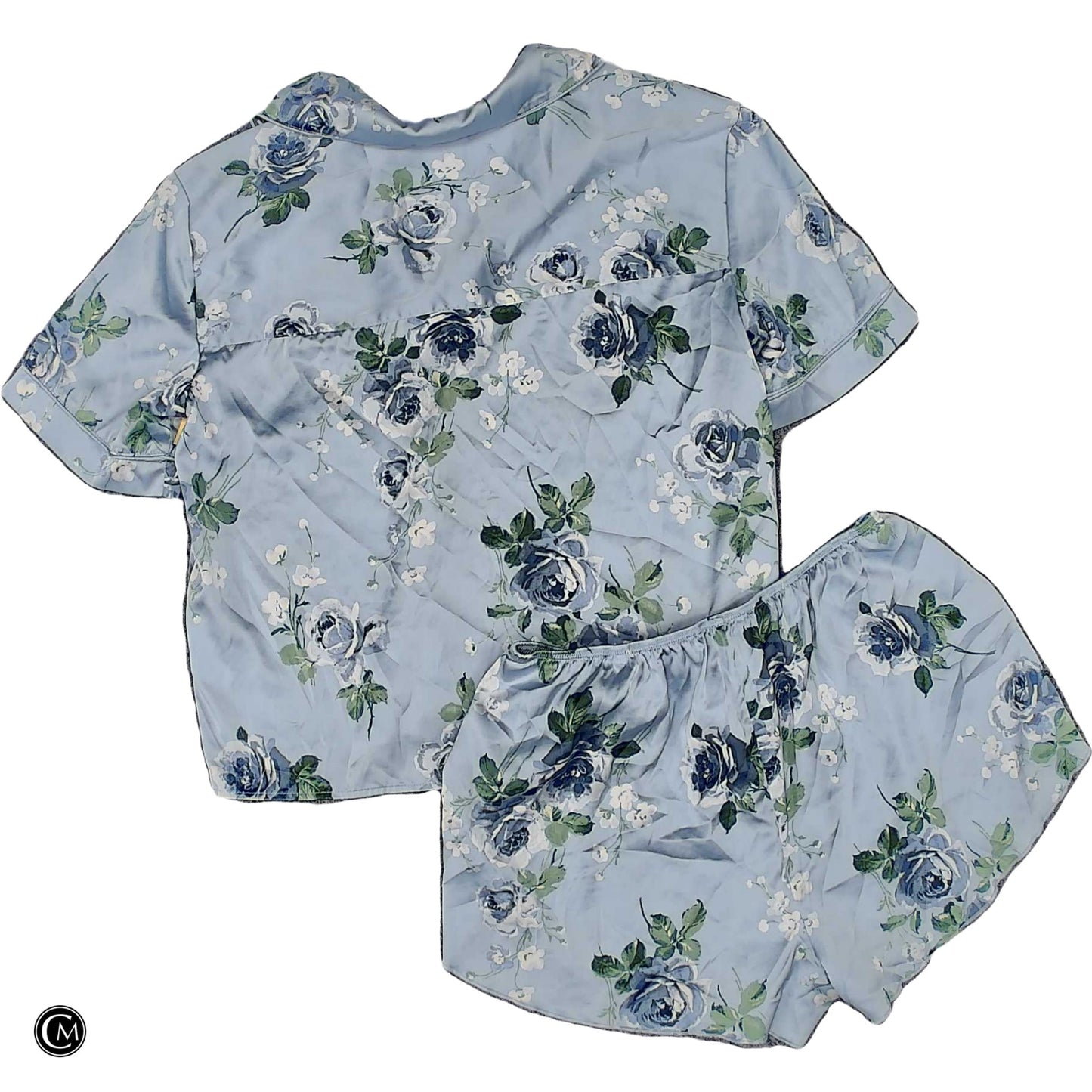Lounge Set Shorts By Abercrombie And Fitch In Blue & Green, Size: S image 2