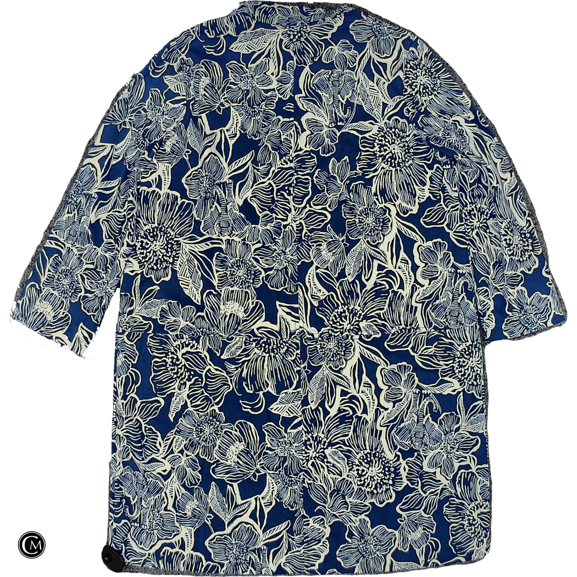 Dress Designer By Lilly Pulitzer In Blue & White, Size: Xl image 2