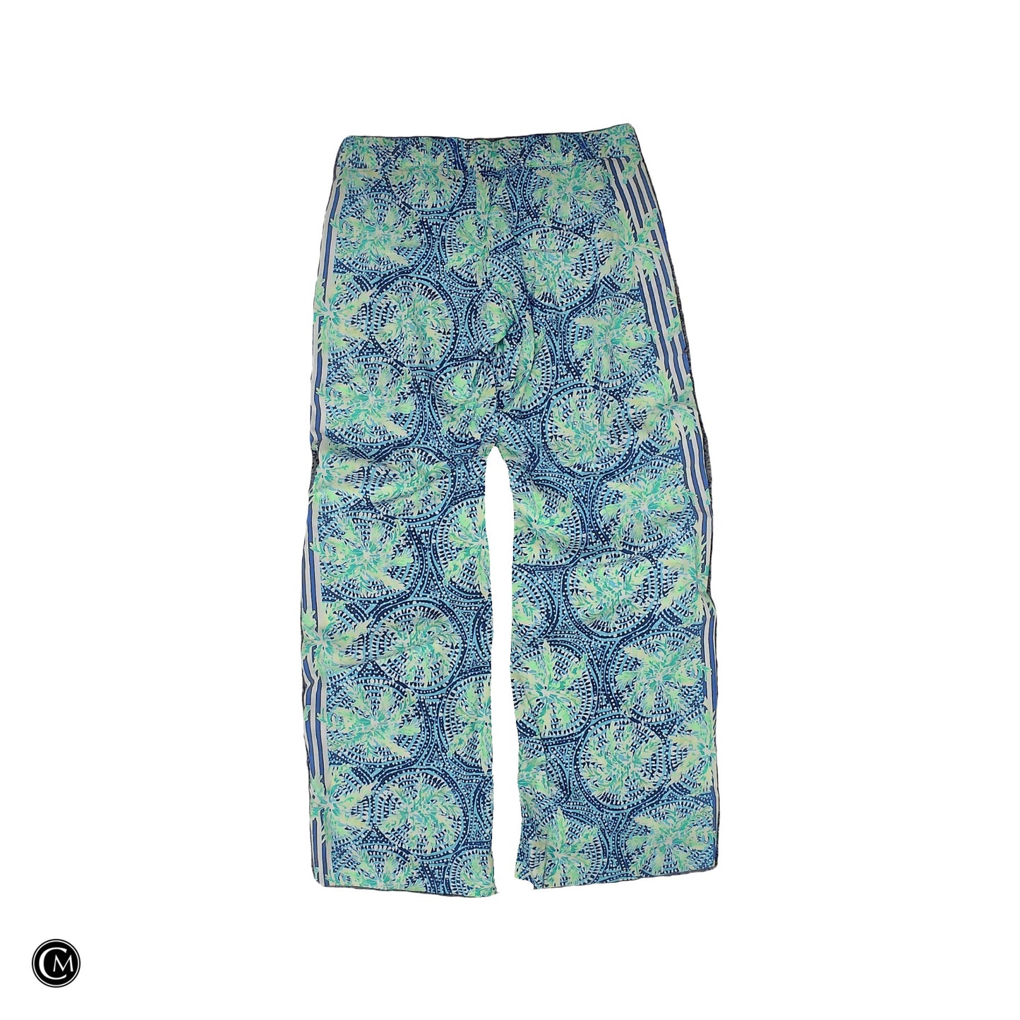 Pants Designer By Lilly Pulitzer In Blue & Green, Size: M image 2