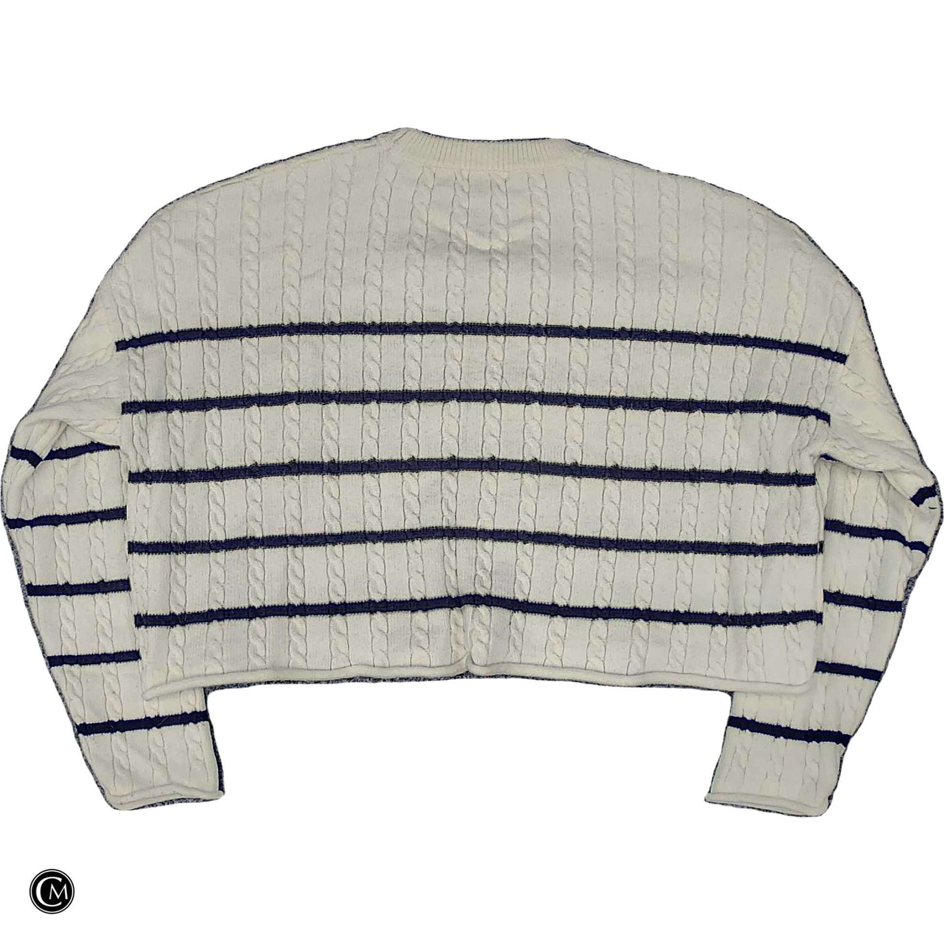 Sweater By Baevely In Black & Cream, Size: M image 2