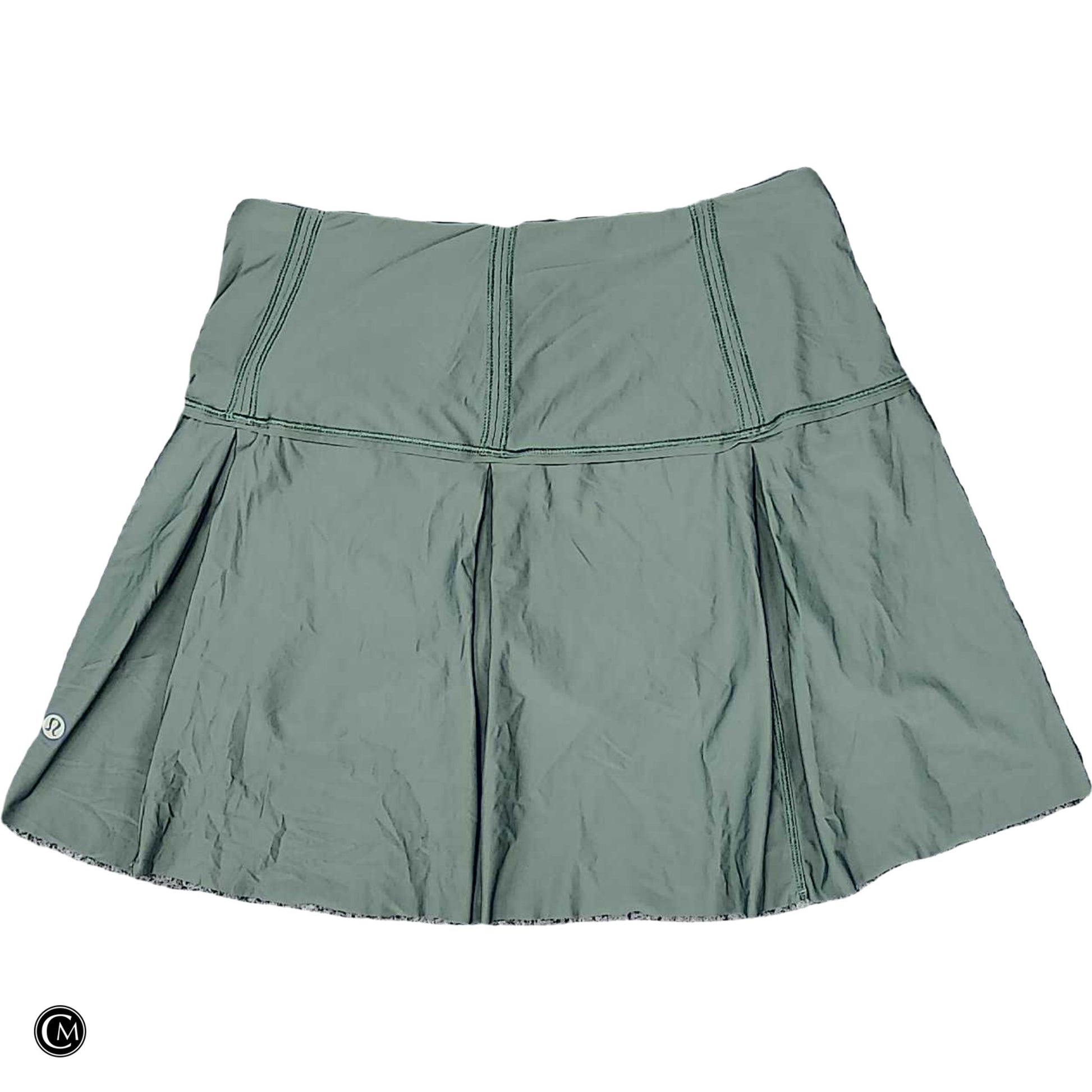 Athletic Skort By Lululemon In Green, Size: S image 2