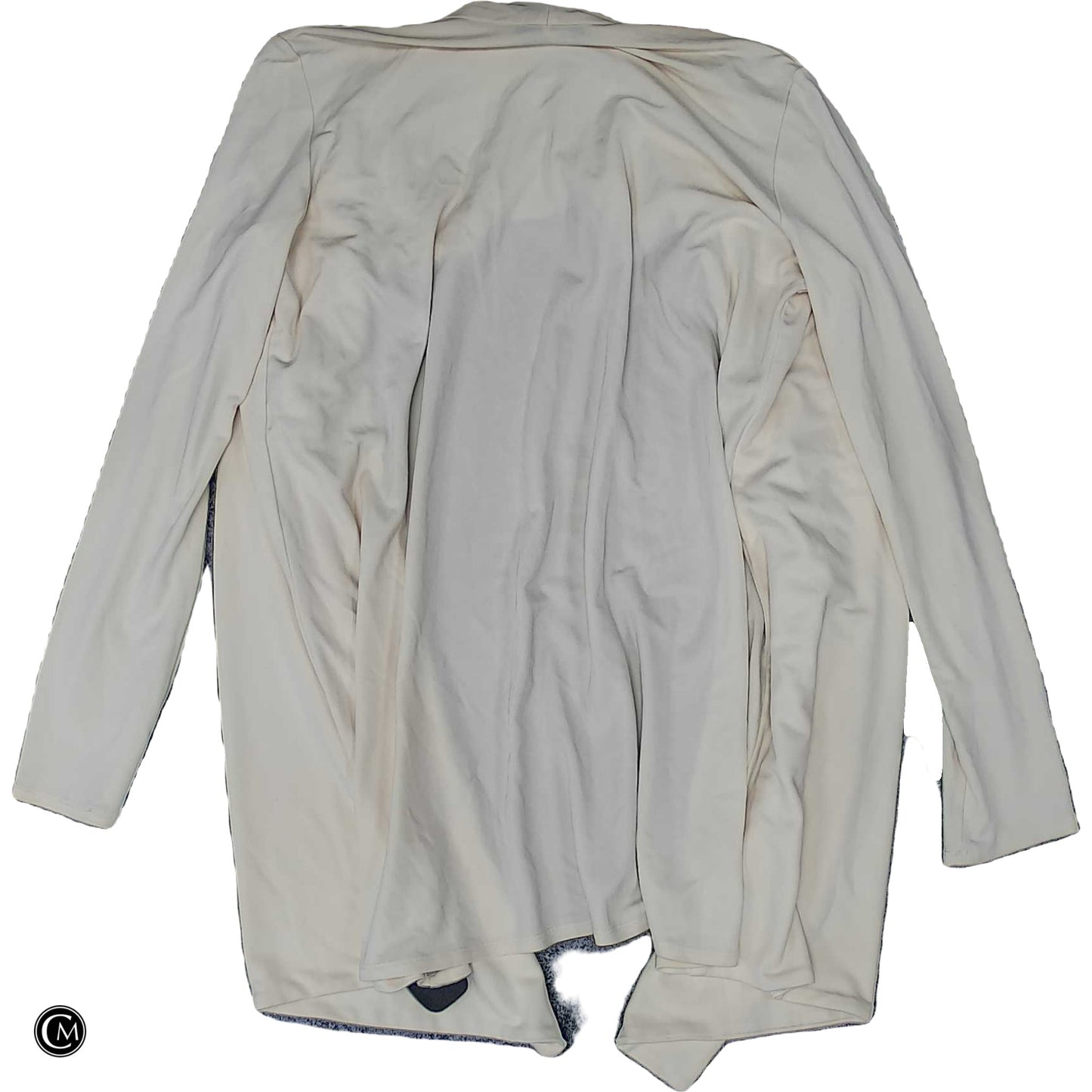 Cardigan Designer By The Row In Cream, Size: L image 2