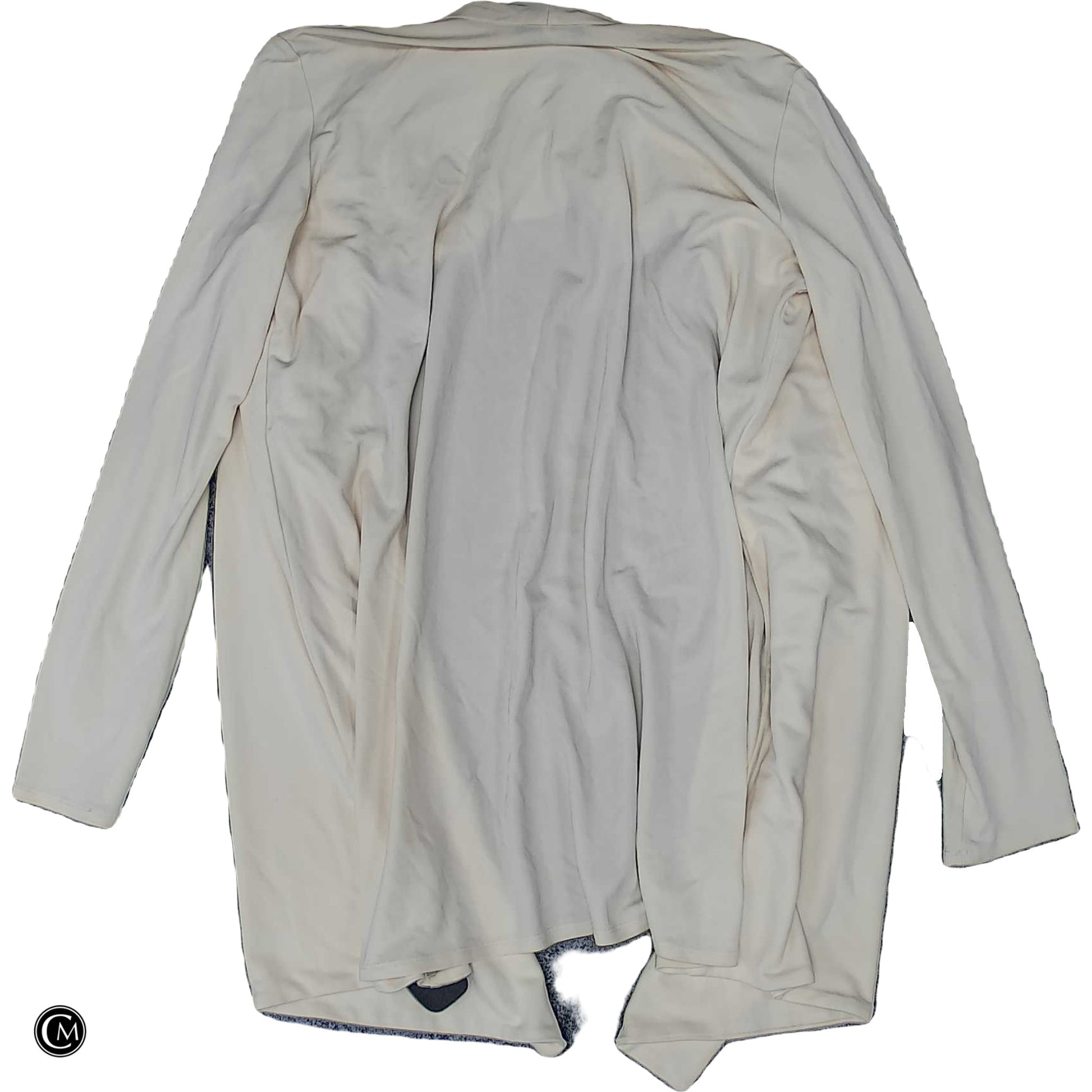 Cardigan Designer By The Row In Cream, Size: L image 2