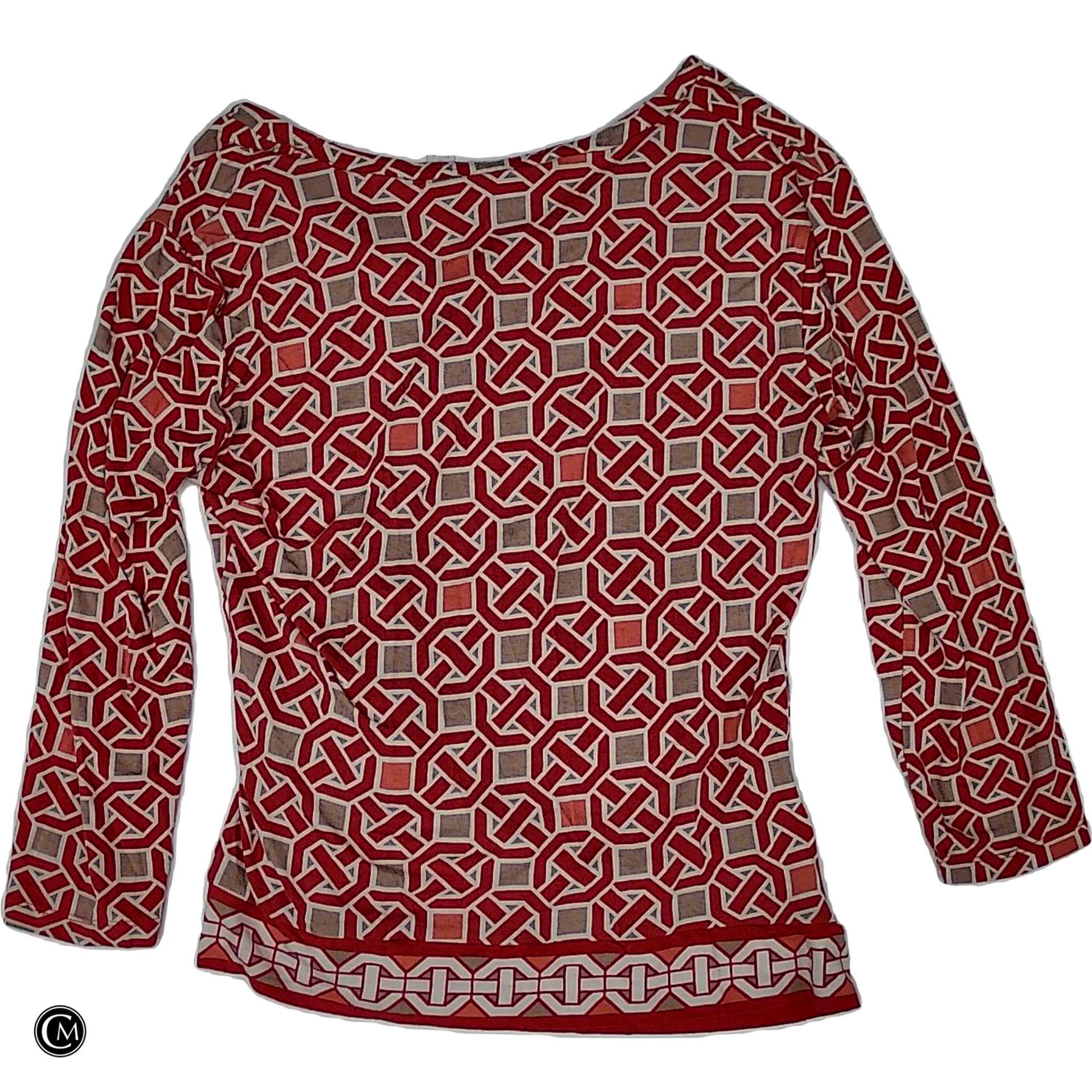 Top Ls By New York And Co In Pink & Tan, Size: M image 2