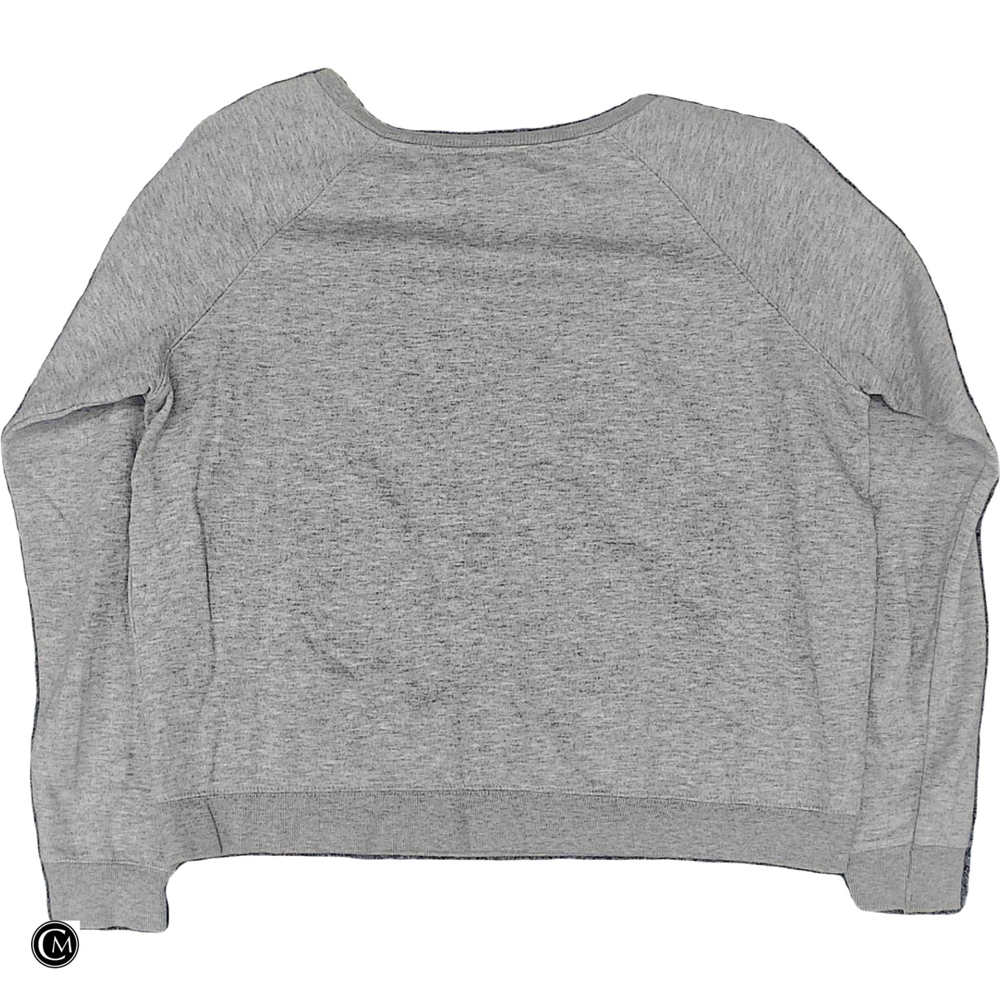 Sweatshirt Crewneck By Clothes Mentor In Grey, Size: L image 2