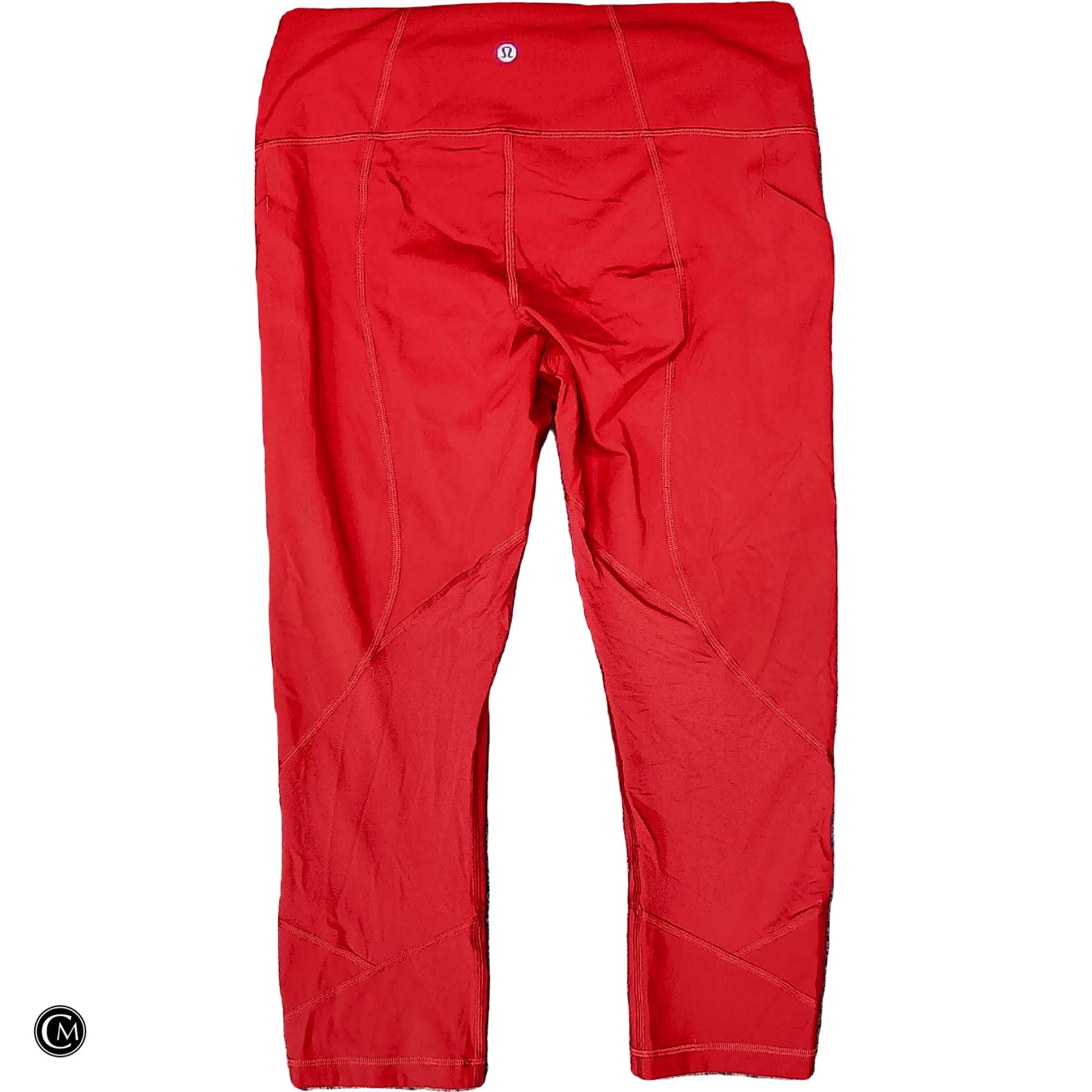 Athletic Leggings Capris By Lululemon In Red, Size: M image 2