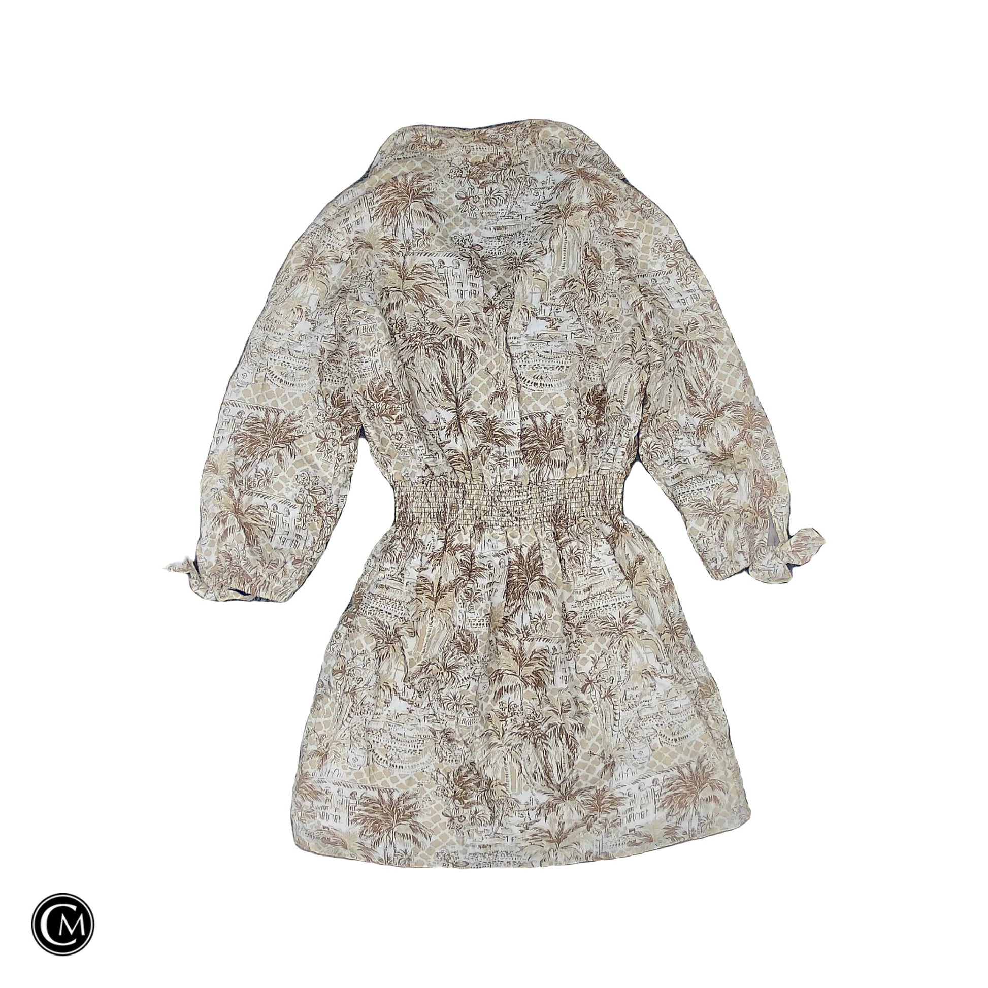Dress Designer By Lilly Pulitzer In Brown & White, Size: S image 2