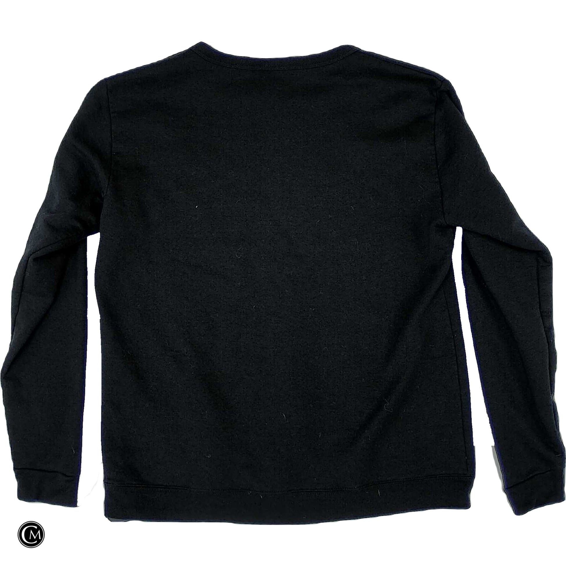 Sweatshirt Crewneck By Hanes In Black, Size: M image 2