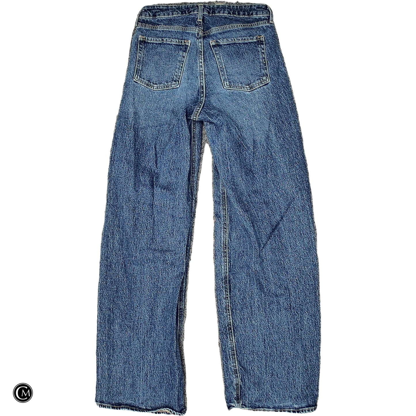 Jeans Wide Leg By Old Navy In Blue Denim, Size: 0 image 2