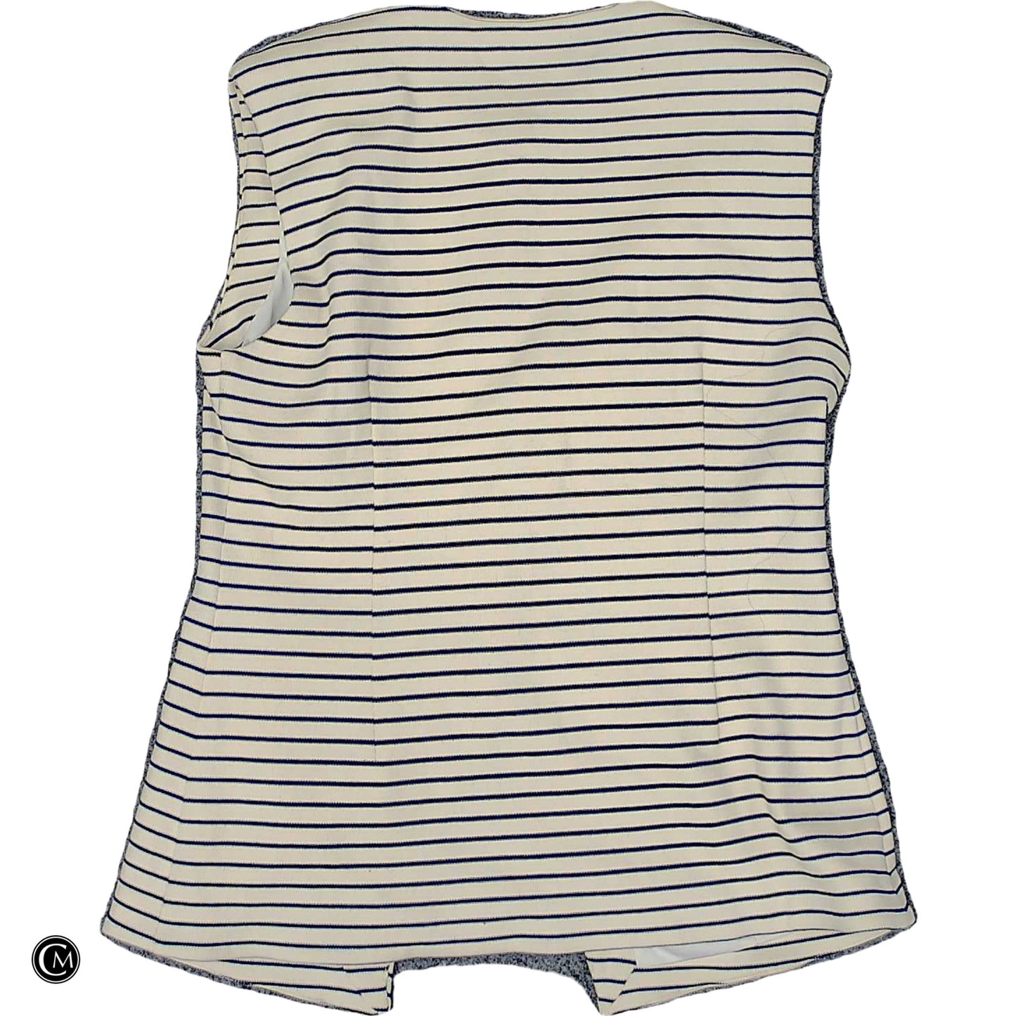 Vest Fleece By Strut & Bolt In Black & Cream, Size: M image 2