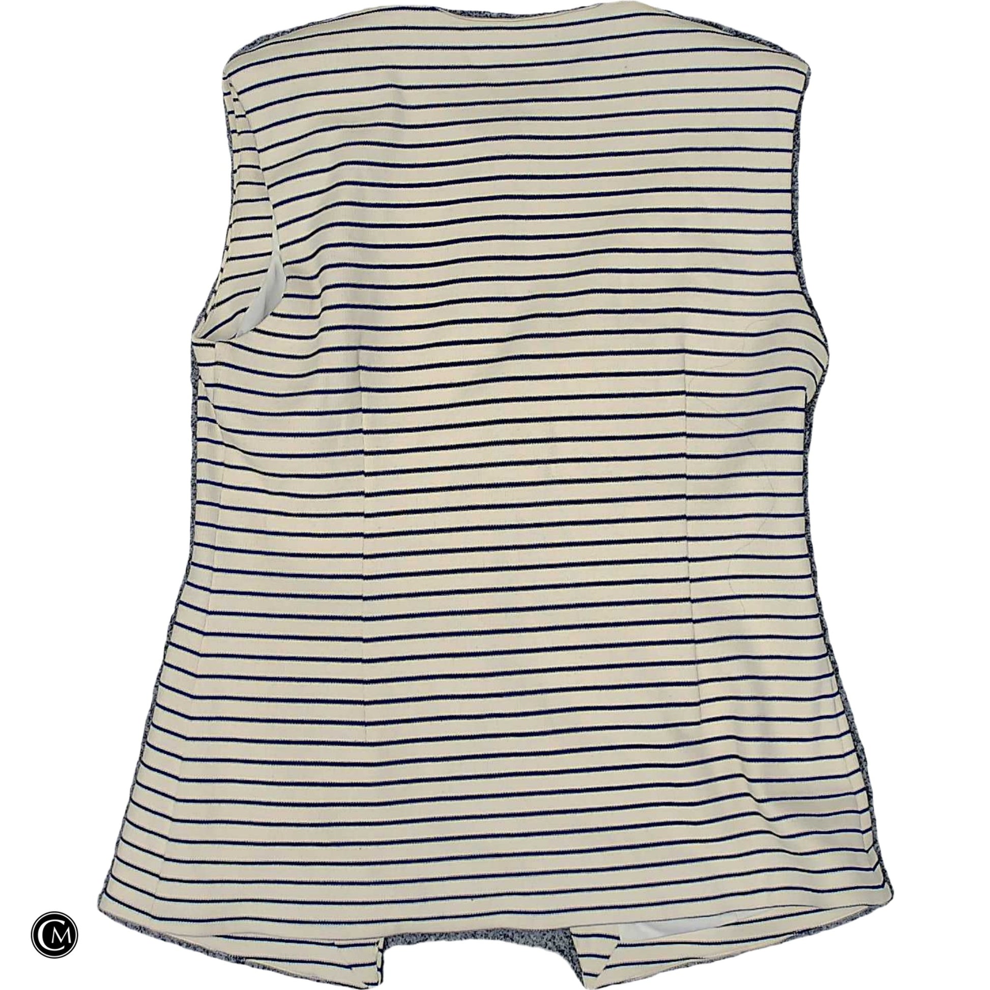 Vest Fleece By Strut & Bolt In Black & Cream, Size: M image 2