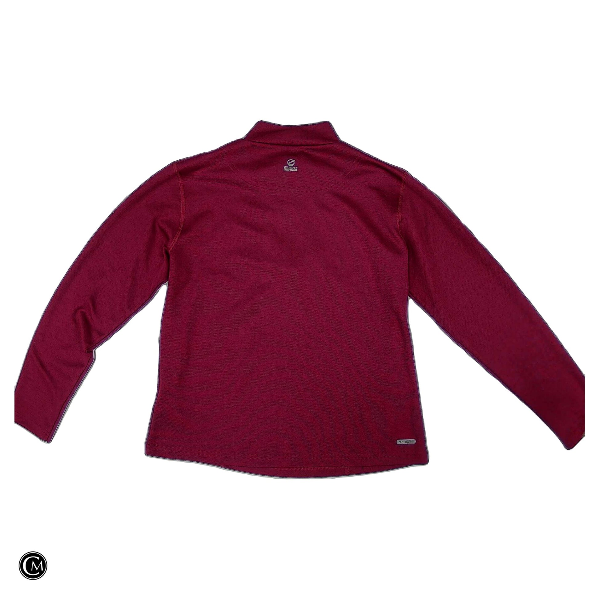 Athletic Top Ls Collar By The North Face In Purple, Size: L image 2