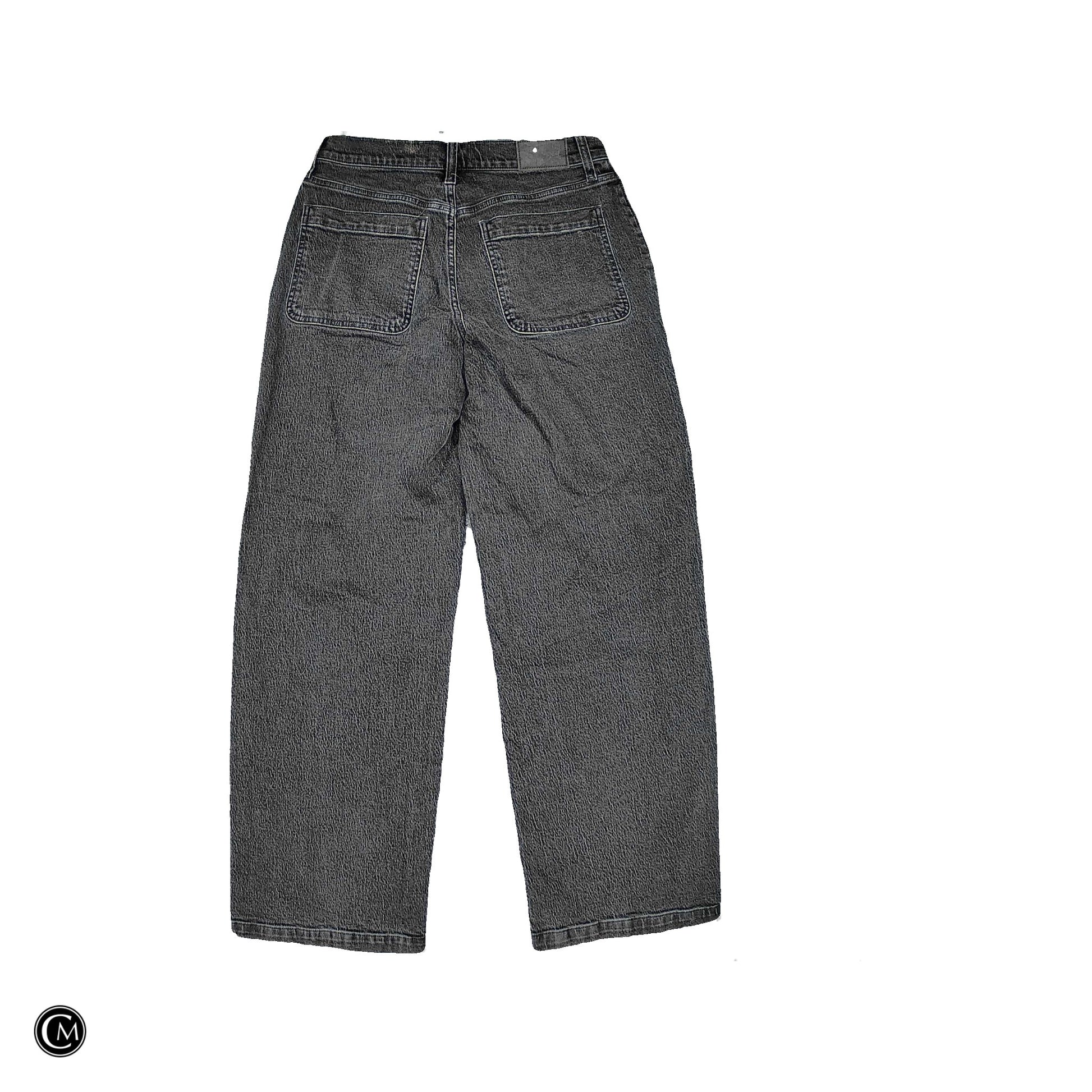 Jeans Wide Leg By Madewell In Black Denim, Size: 6 image 2