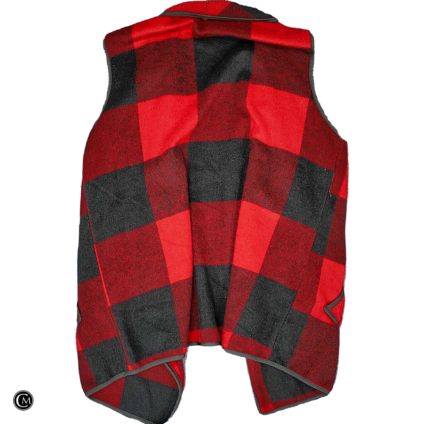 Vest Other By Clothes Mentor In Black & White, Size: 2x image 2