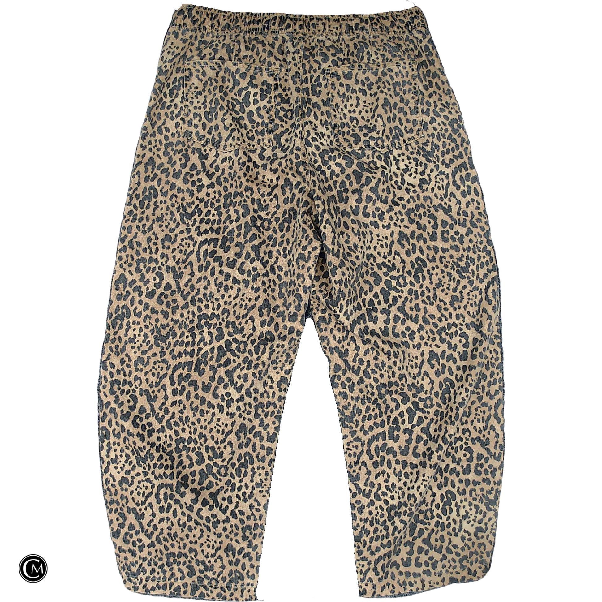 Pants Wide Leg By Gap In Animal Print, Size: 12 image 2