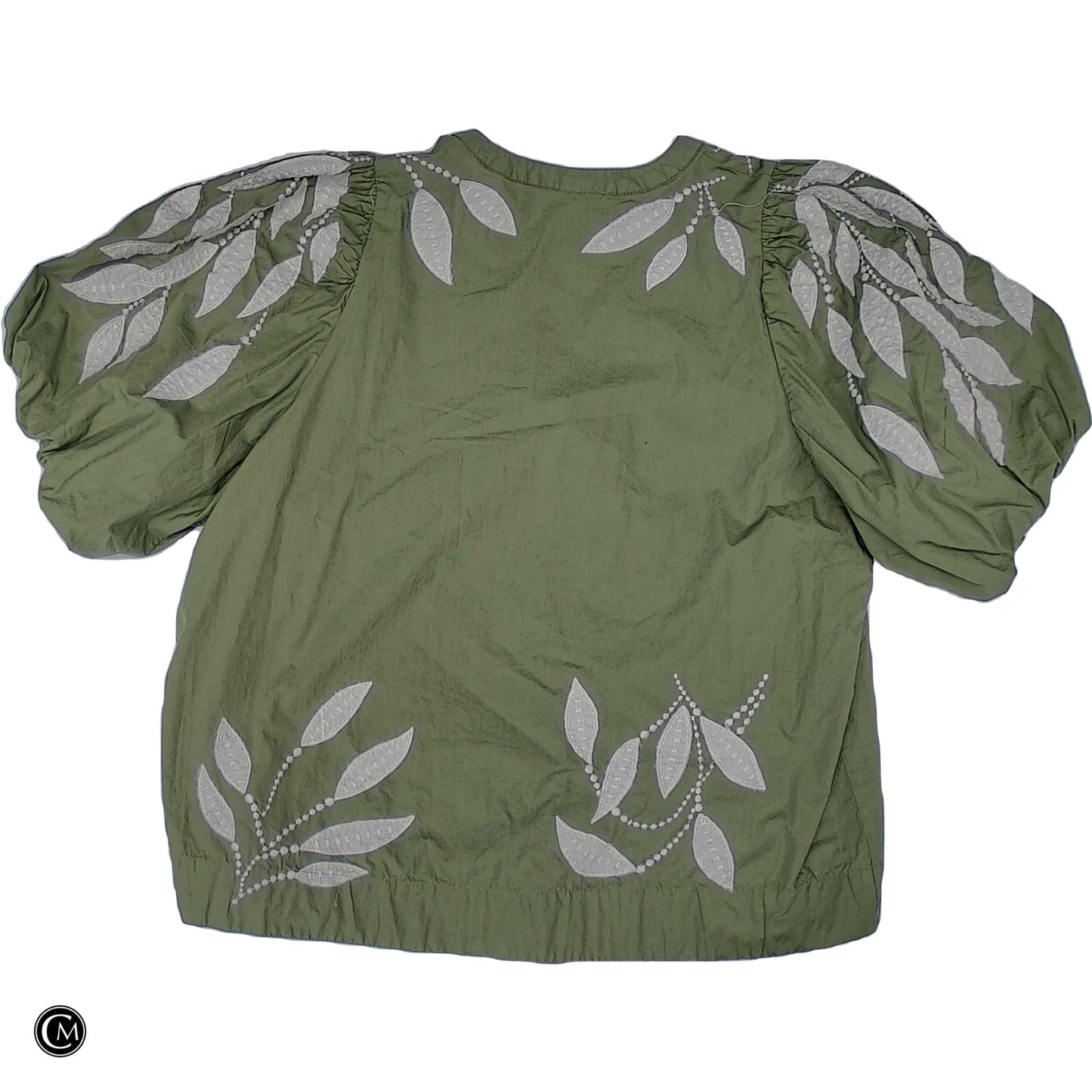 Top Ss By Anthropologie In Green & White, Size: Xl image 2