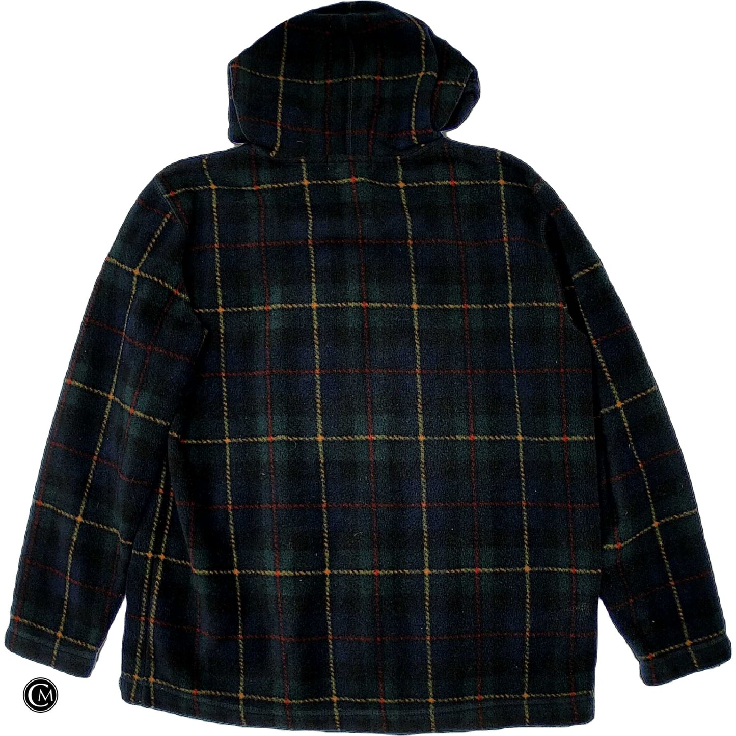 Jacket Fleece By Lauren By Ralph Lauren In Plaid Pattern, Size: S image 2