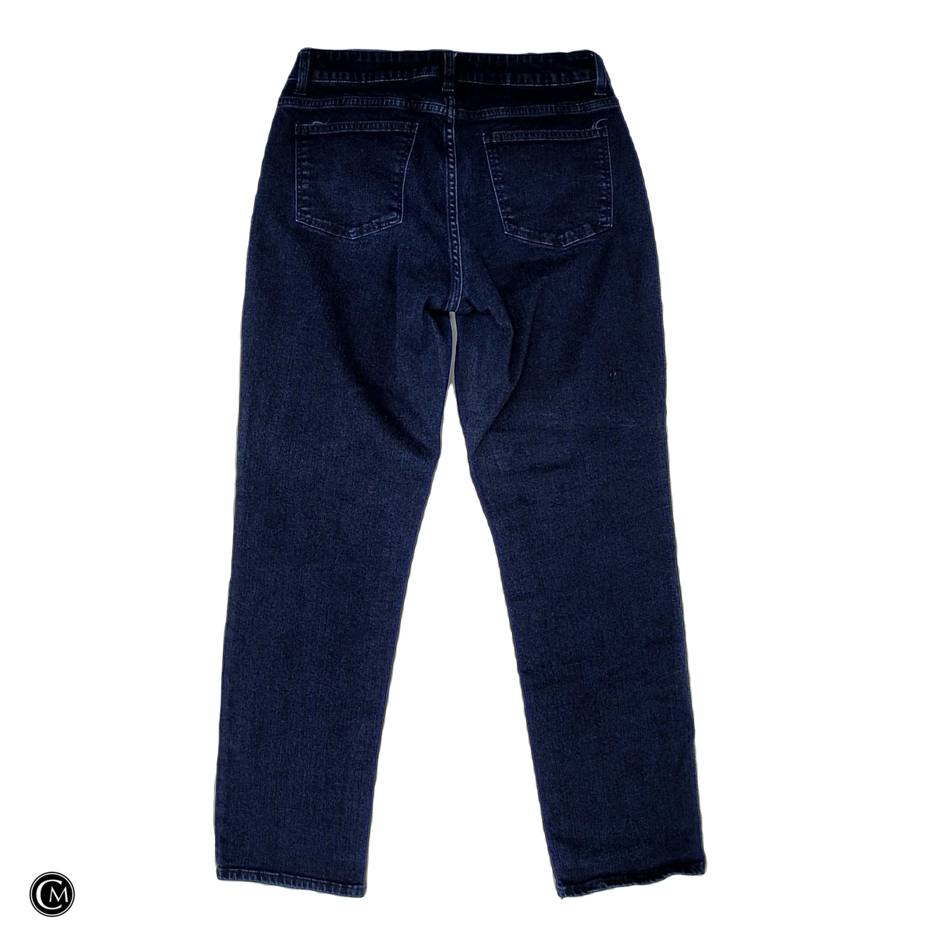 Jeans Straight By Talbots In Blue Denim, Size: 8p image 2