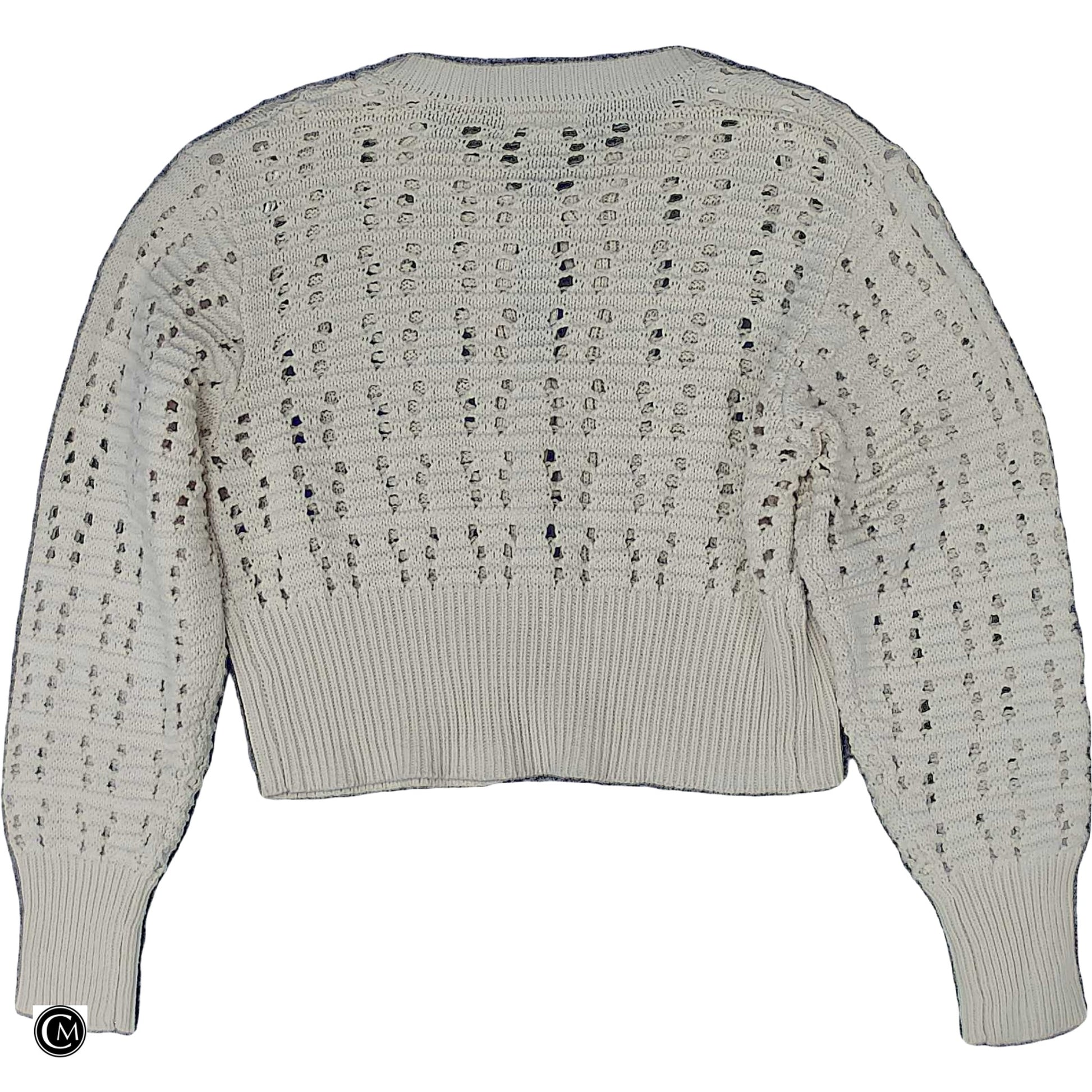 Sweater Cardigan By Jessica Simpson In Cream, Size: L image 2