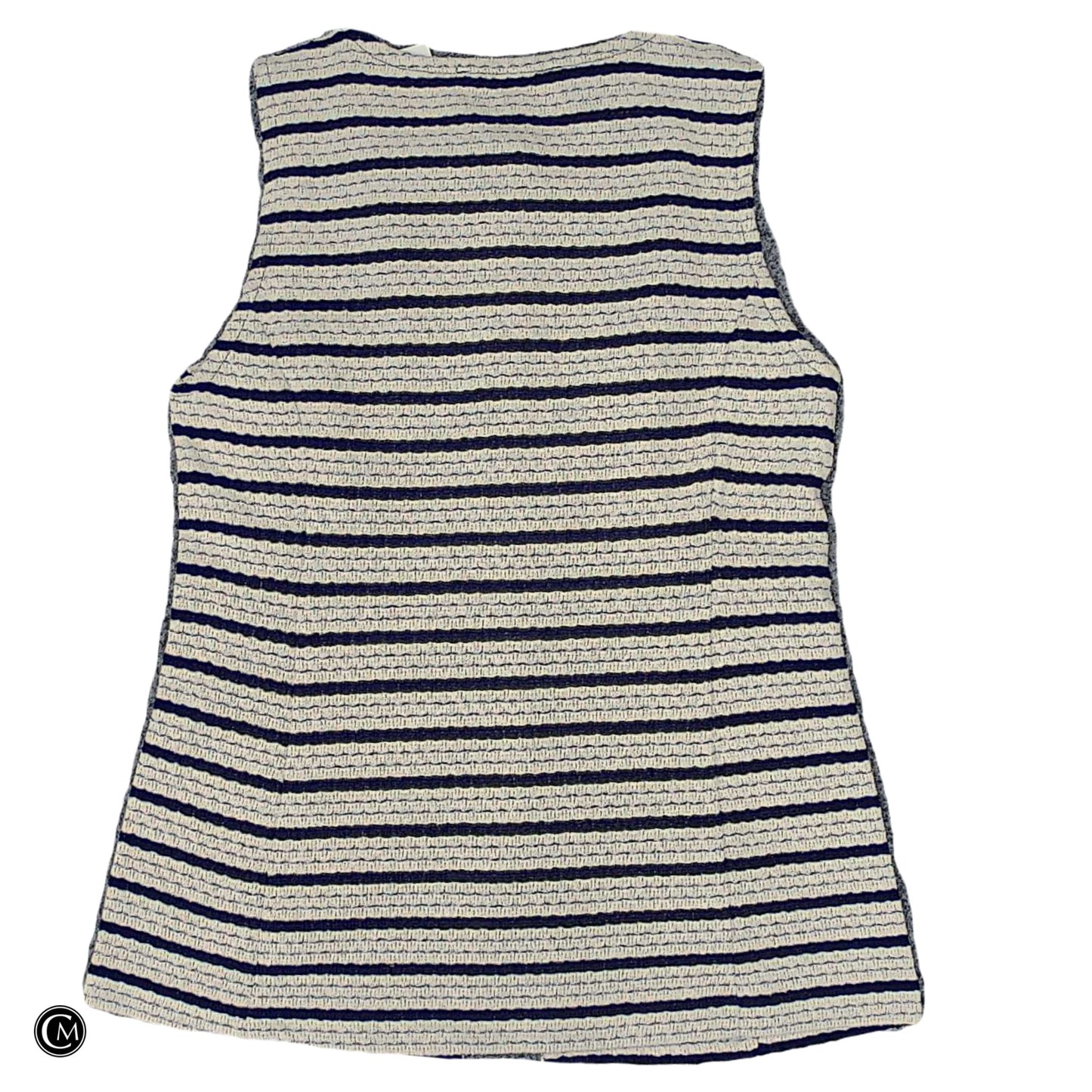 Vest Other By Loft In Black & Cream, Size: S image 2