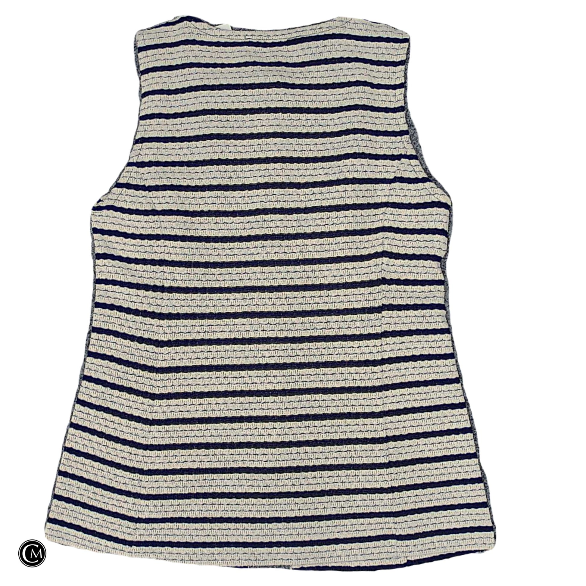 Vest Other By Loft In Black & Cream, Size: S image 2