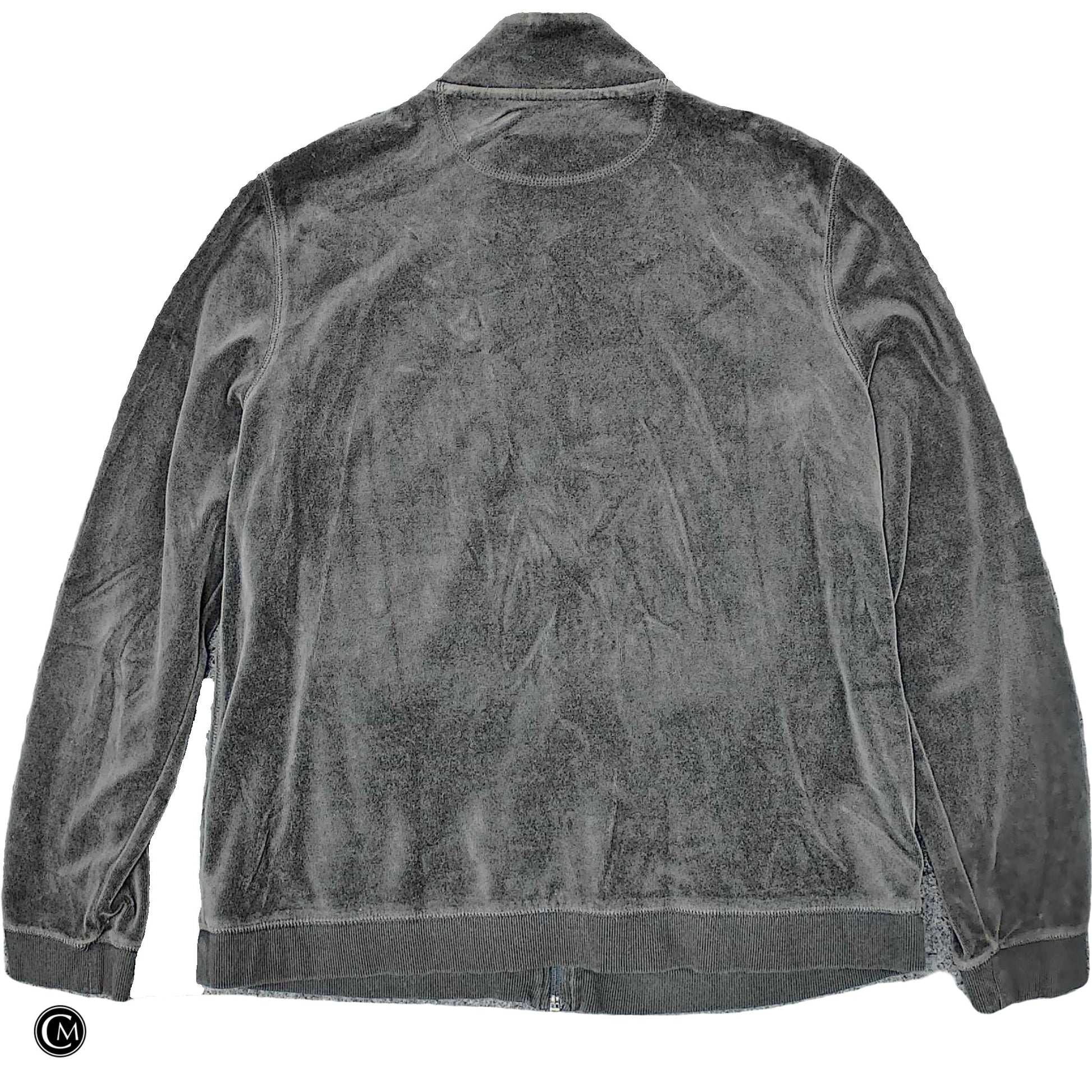 Athletic Jacket By Tek Gear In Grey, Size: Xl image 2