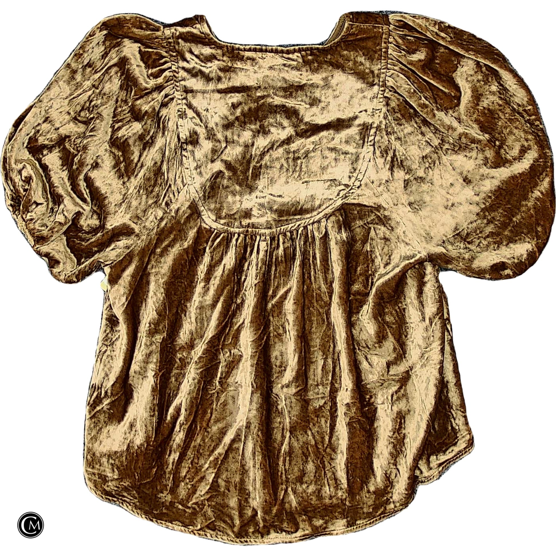 Top Ls By Anthropologie In Gold, Size: Xxs image 2