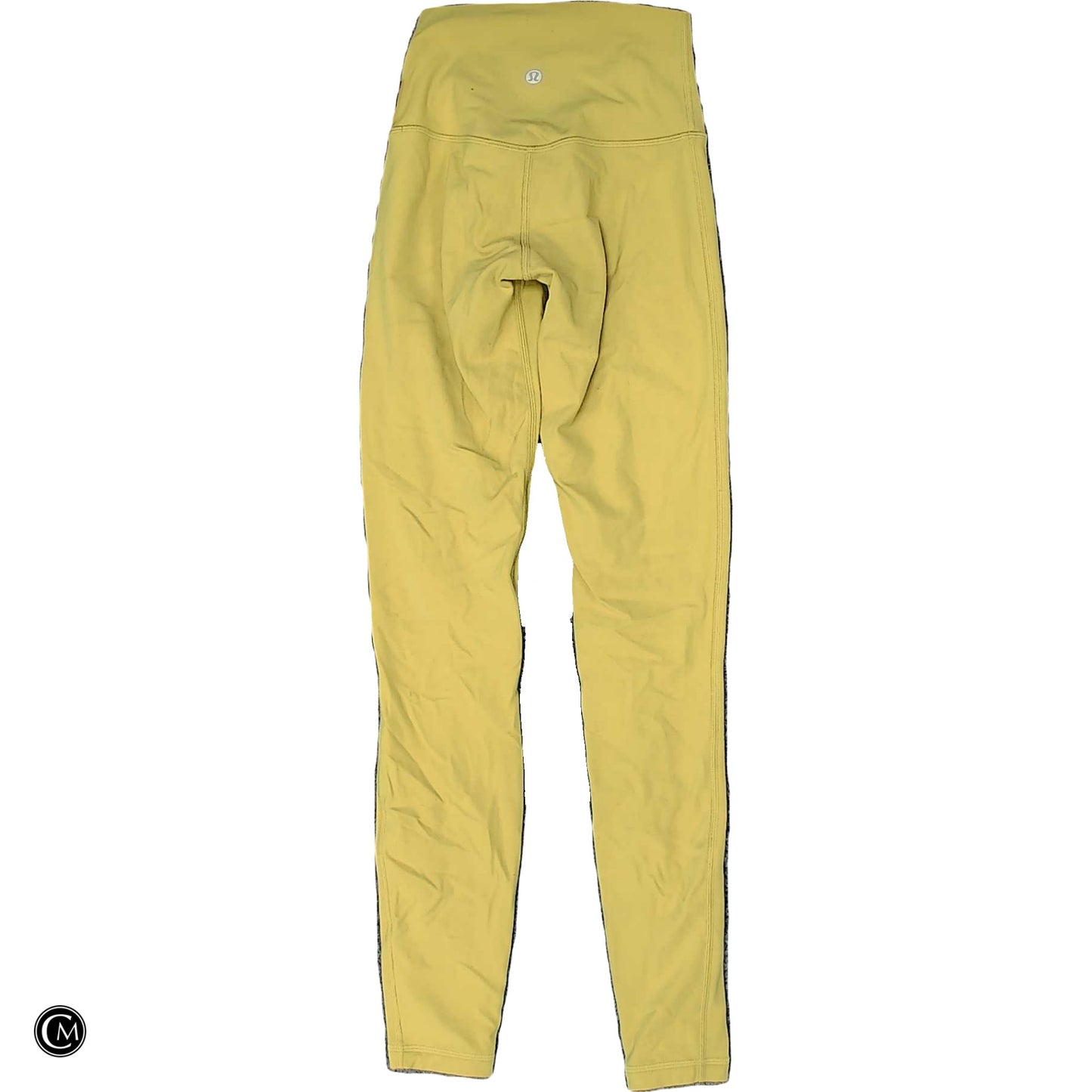Athletic Leggings By Lululemon In Yellow, Size: Xs image 2
