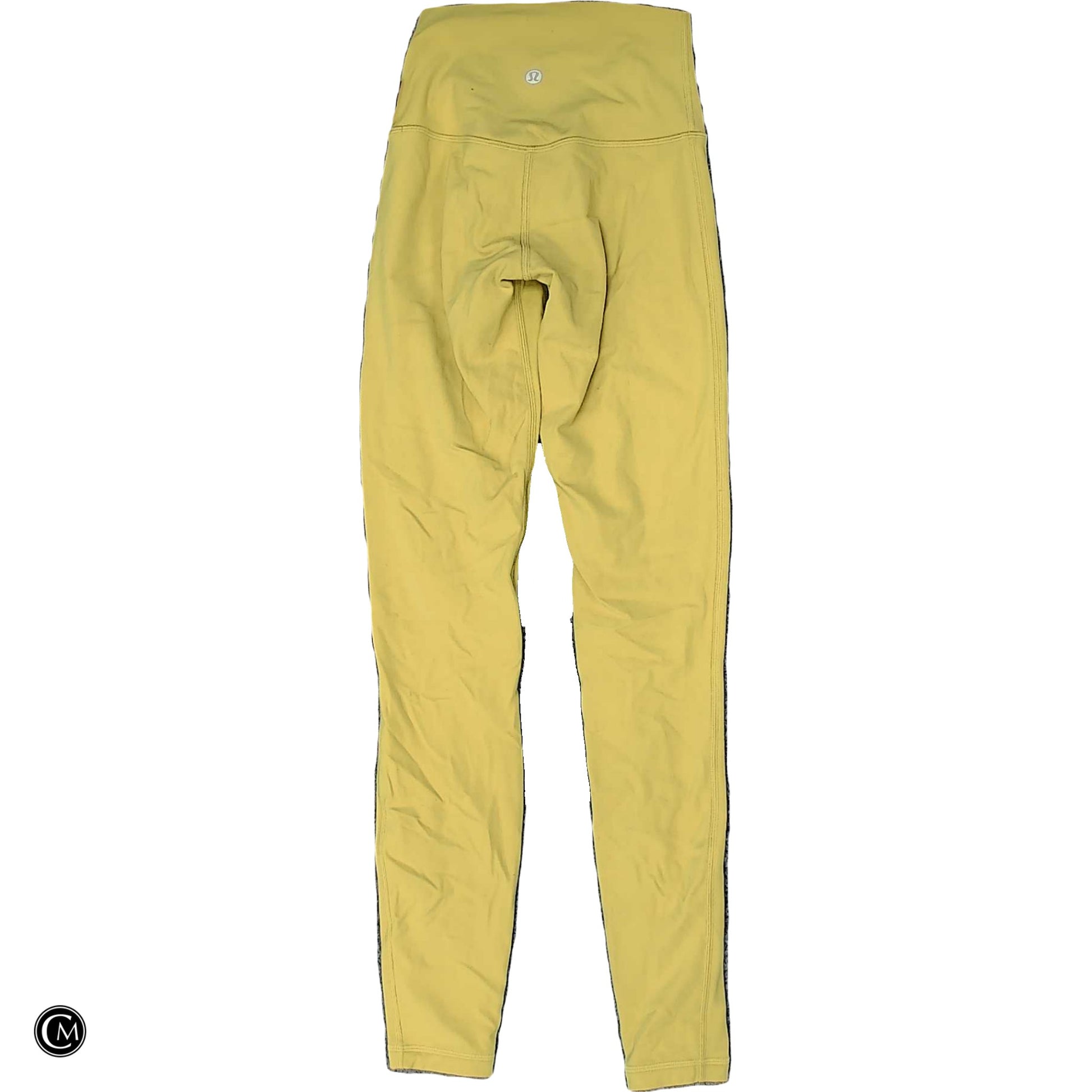 Athletic Leggings By Lululemon In Yellow, Size: Xs image 2