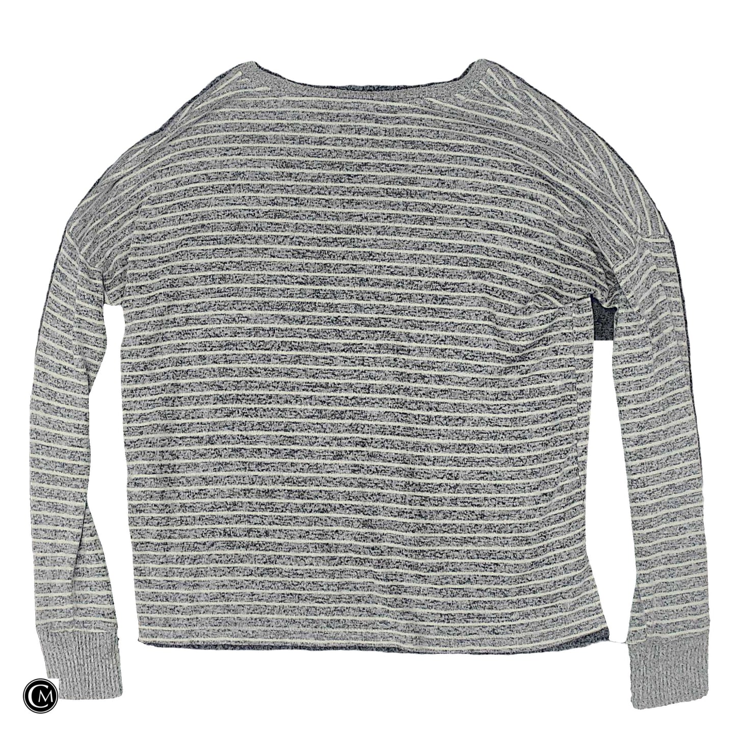 Top Ls By Clothes Mentor In Grey & White, Size: S image 2
